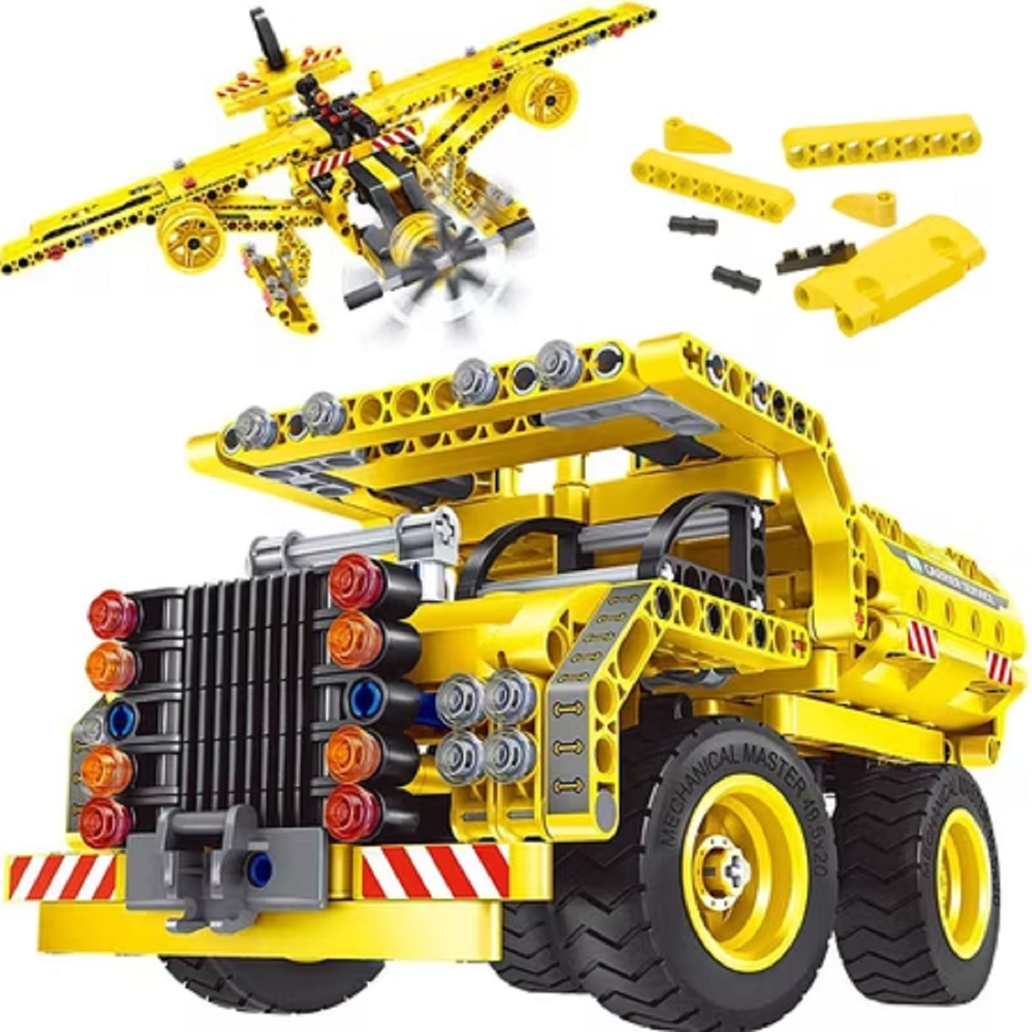 G.I.L.I. AE2018318 STEM Building Toy for Boys 8-12 – Dump Truck or Airplane