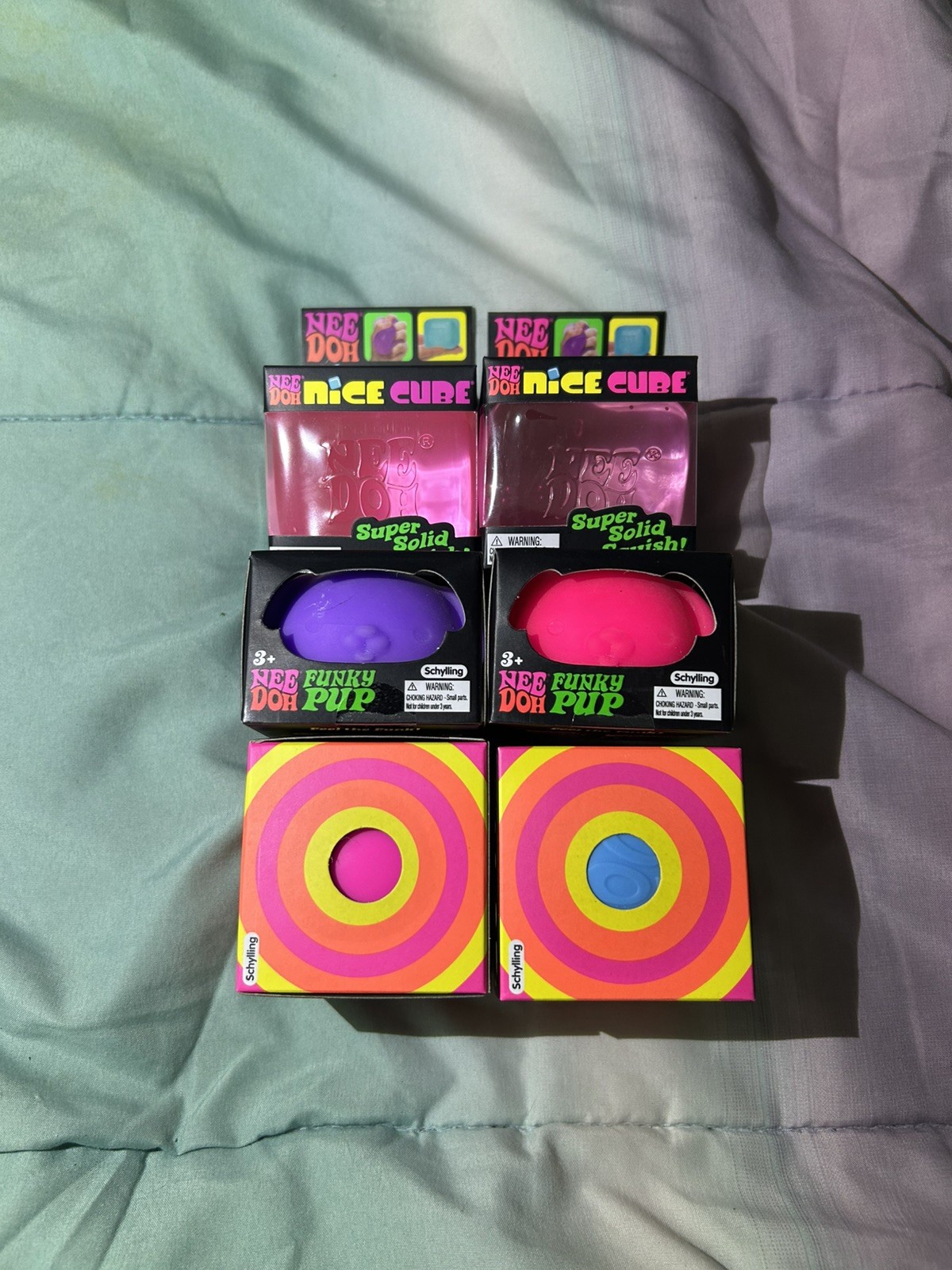 Needoh lot of 6 🔥🔥🩷🦄💜 Nice Cube, Funky Pup, Color Change. Get them all