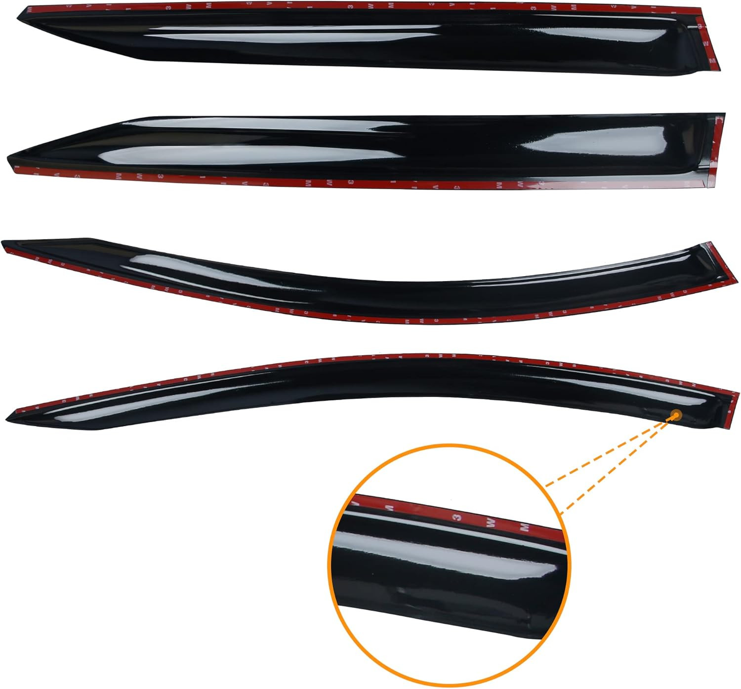 Window Rain Guard for Kia Sportage 2023 2024 2025 2026 LX EX SX Prestige X-Pro X