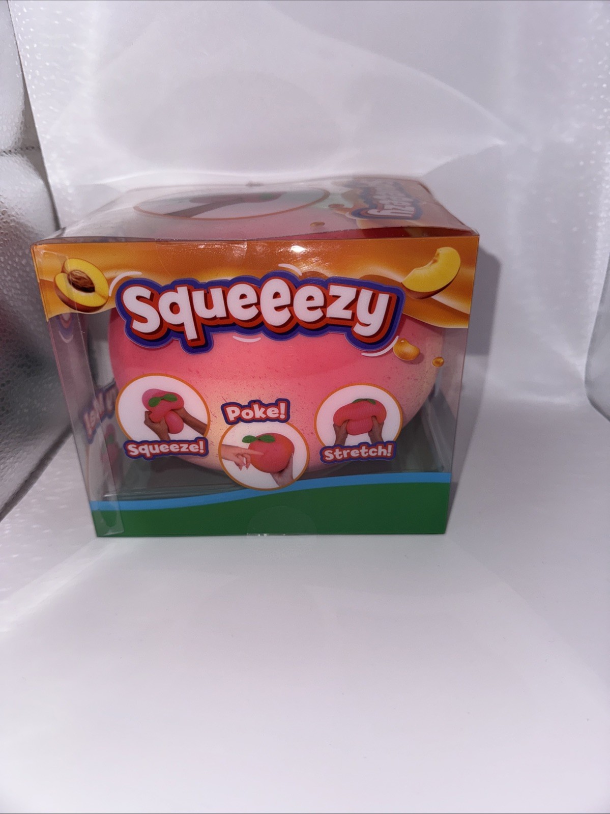 Sunny Days Jumbo Squeeezy Pink Peach Squishy New In Box