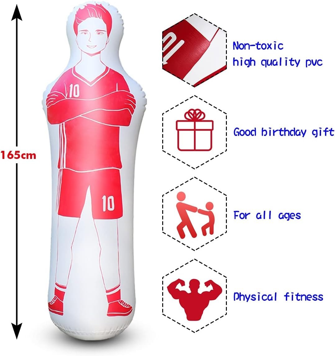 Durable PVC Inflatable Tumbler – Training Equipment for Soccer & Boxing Skills
