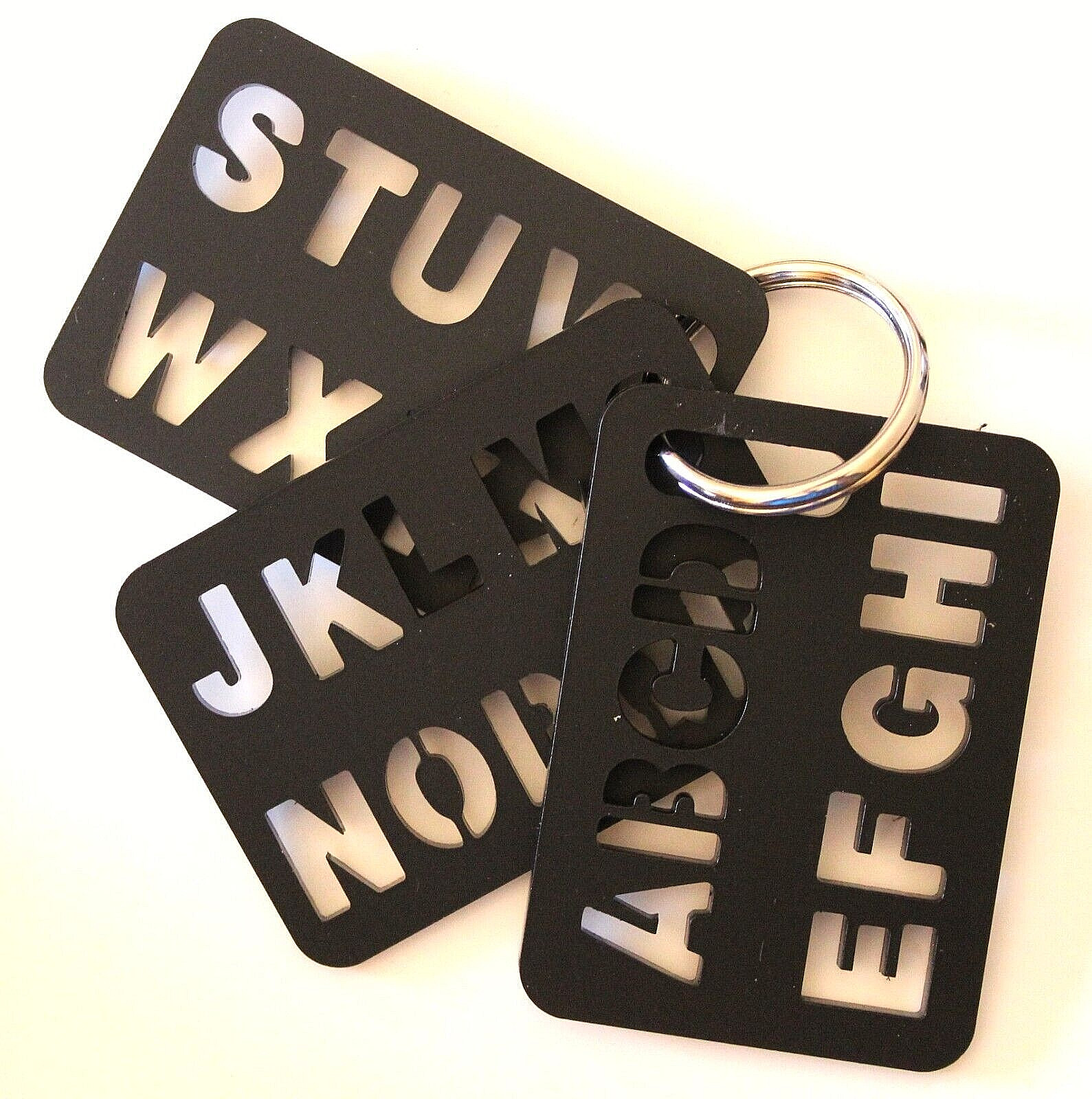 SPELLING ENGLISH ALPHABET COMMUNICATE 3 pc SET – KEYCHAIN TRAVEL SET