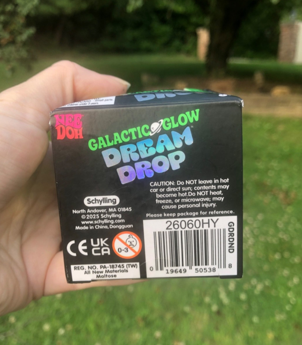 •AUTHENTIC• Two Galactic Glow Dream Drop NeeDoh’s By Shylling Green & Blue