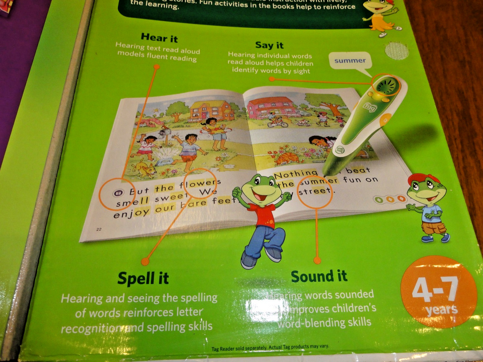 Leap frog, Learning to read, Book set 4, Advanced Vowels. 4 – 7 years, 6 books