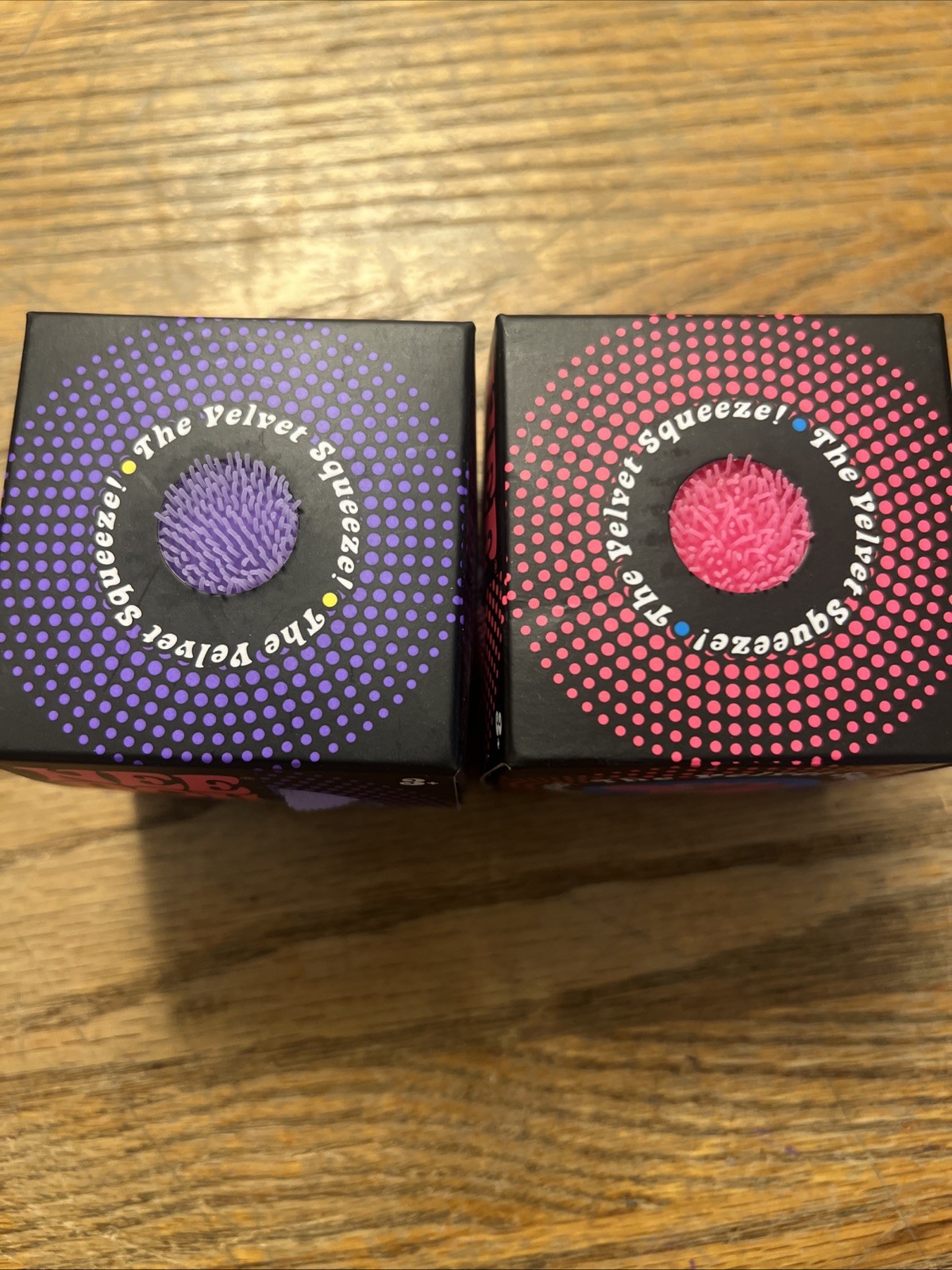 NEEDOH FUZZ BALL THE O.G. NEE DOH SQUISHY FUZZBALL AUTHENTIC Purple PINK Lot x2