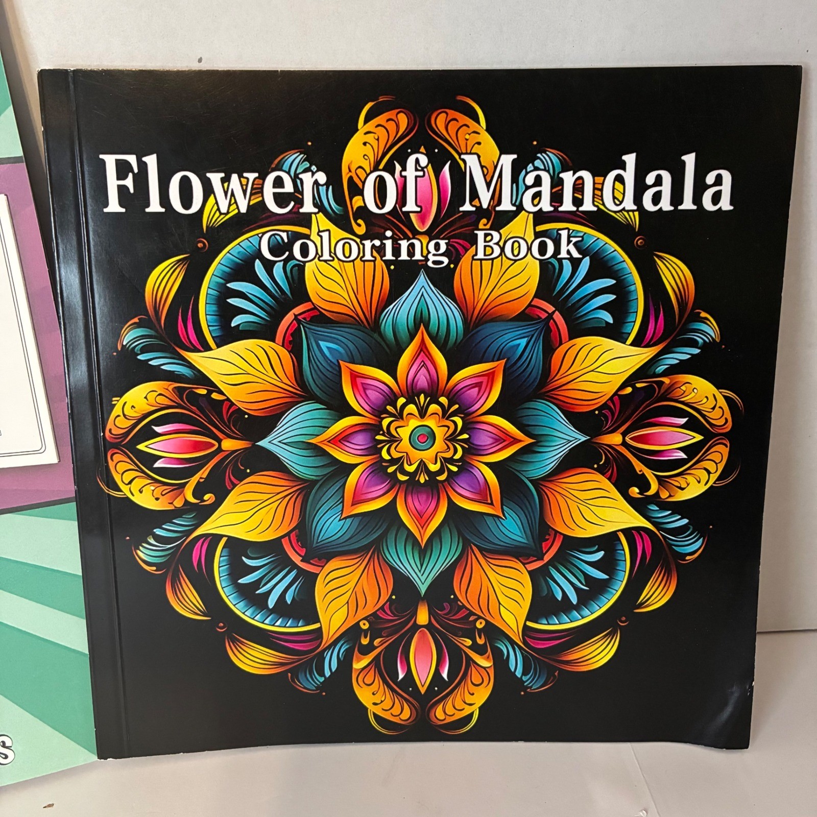 Activity Books For Teens Fun Puzzle Book Mandala Coloring Book Lot of 2 DIY