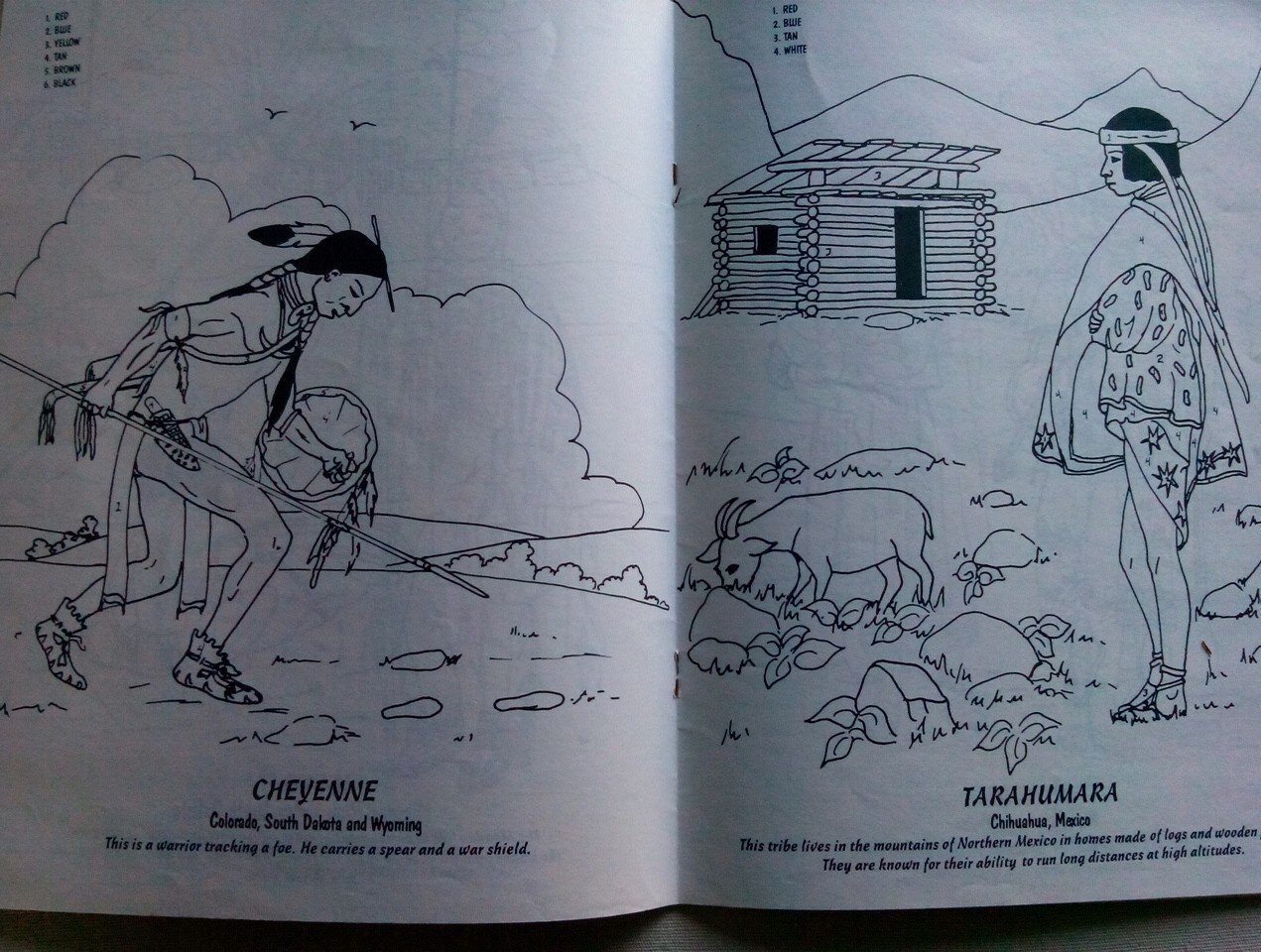 Vintage NEW/UNUSED 1987 Indians Of The Americas Educational Coloring Book