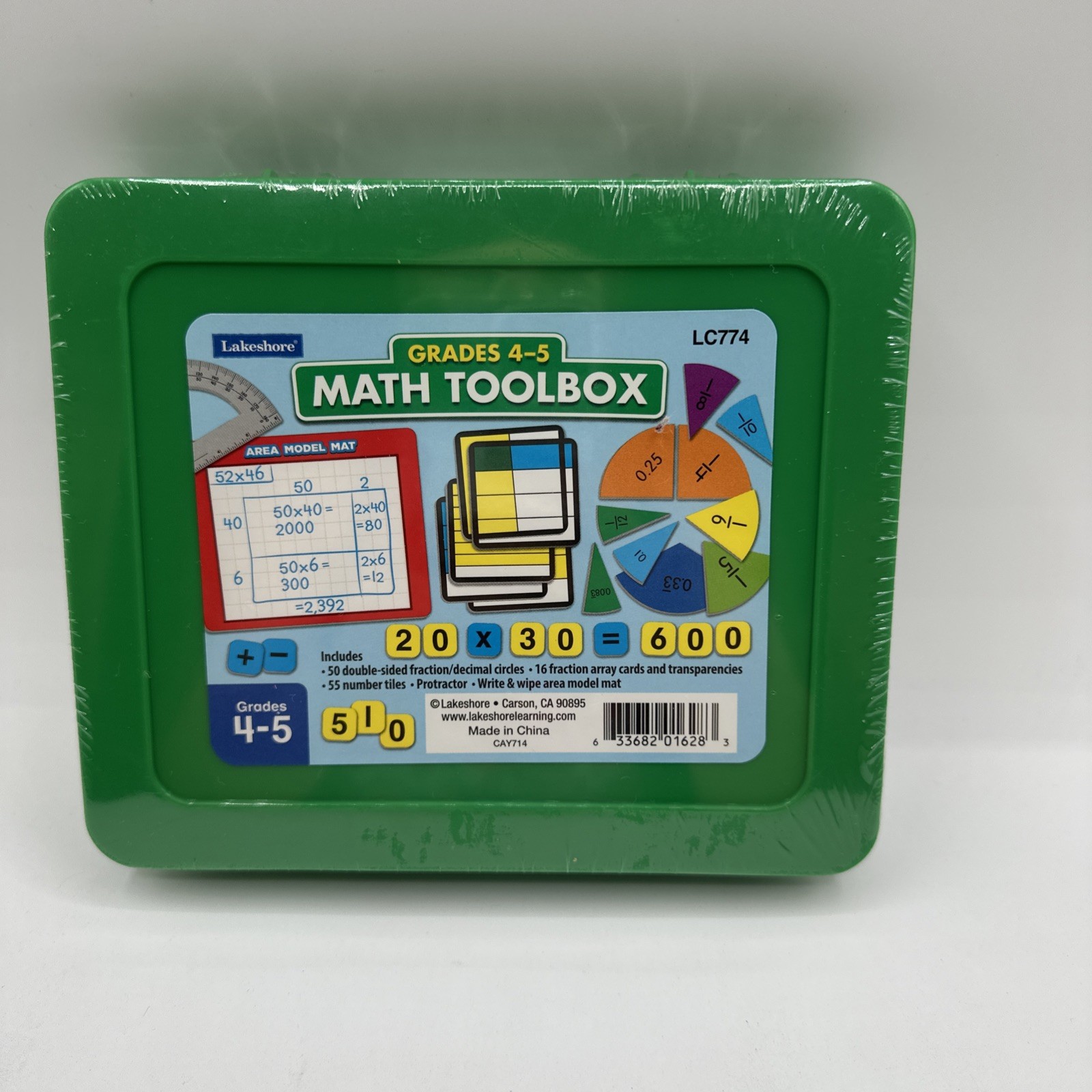 Lakeshore GRADES 4-5 MATH TOOLBOX LC774, NEW
