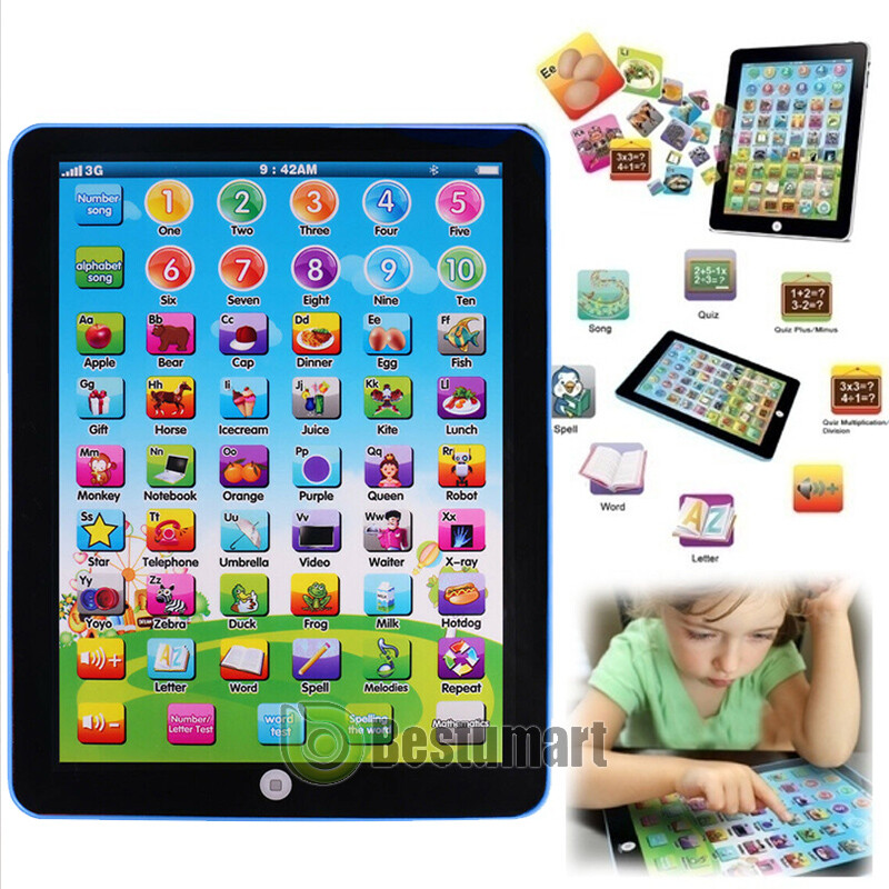 Educational Learning Tablet Toys for 2 3 4 5 6 7 8 Years Old Toddlers Boys Girls