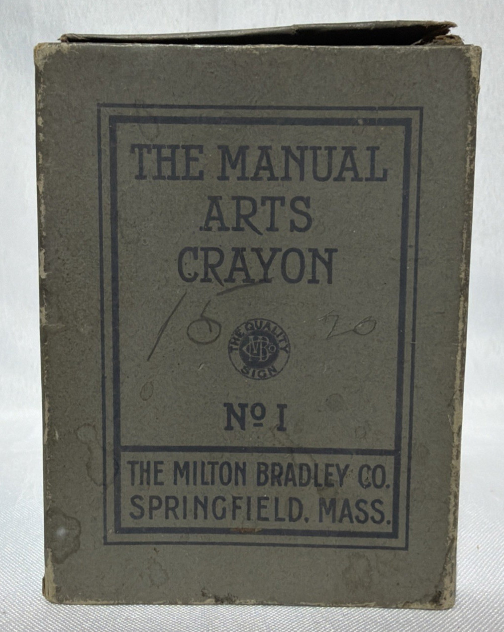 Vintage Milton Bradley Manual Arts Crayon Set No1 – Springfield MASS