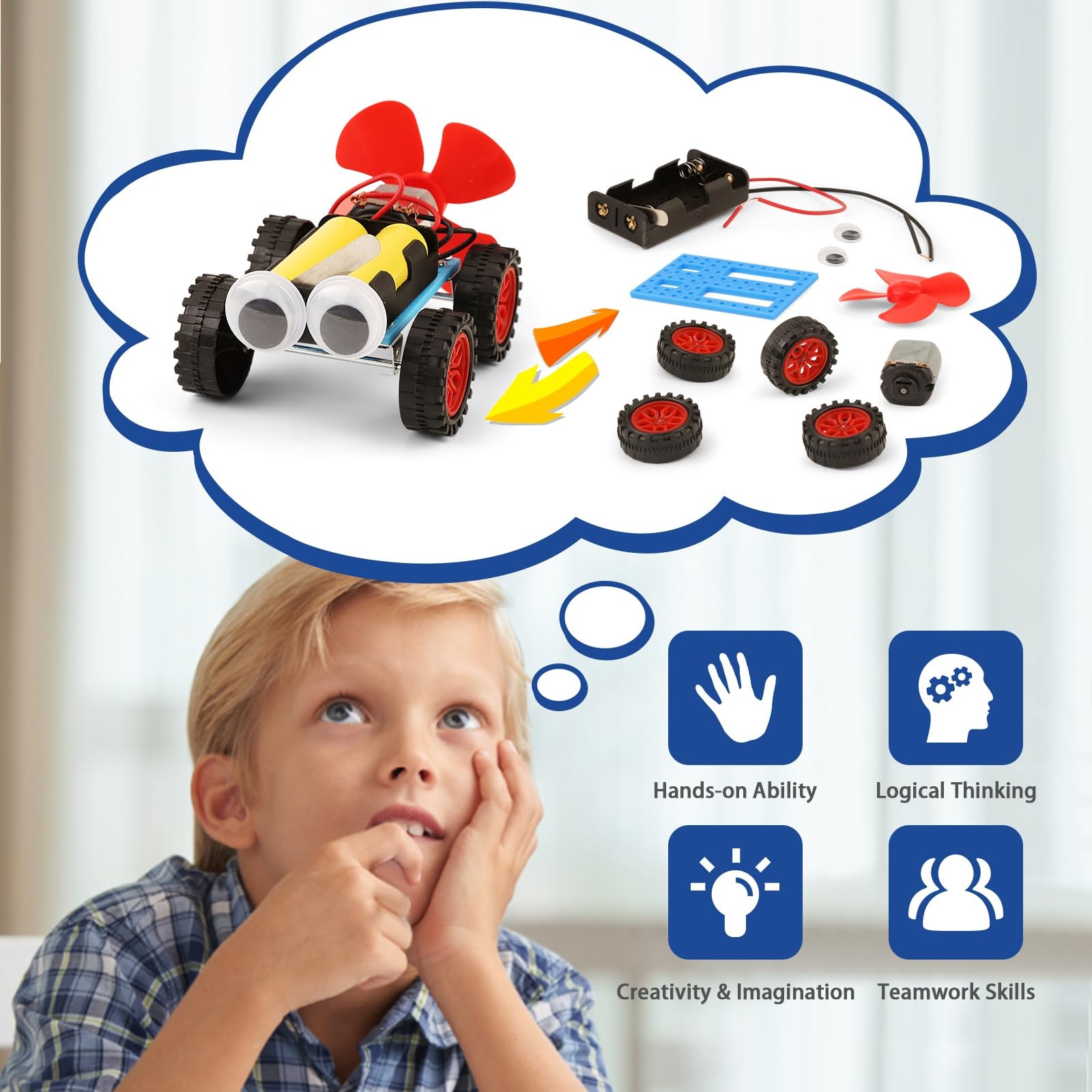 5 Set Individual STEM Kit for , 2nd Boy Toys Bulk Gifts, 8 9 Year Old Boys Gi…
