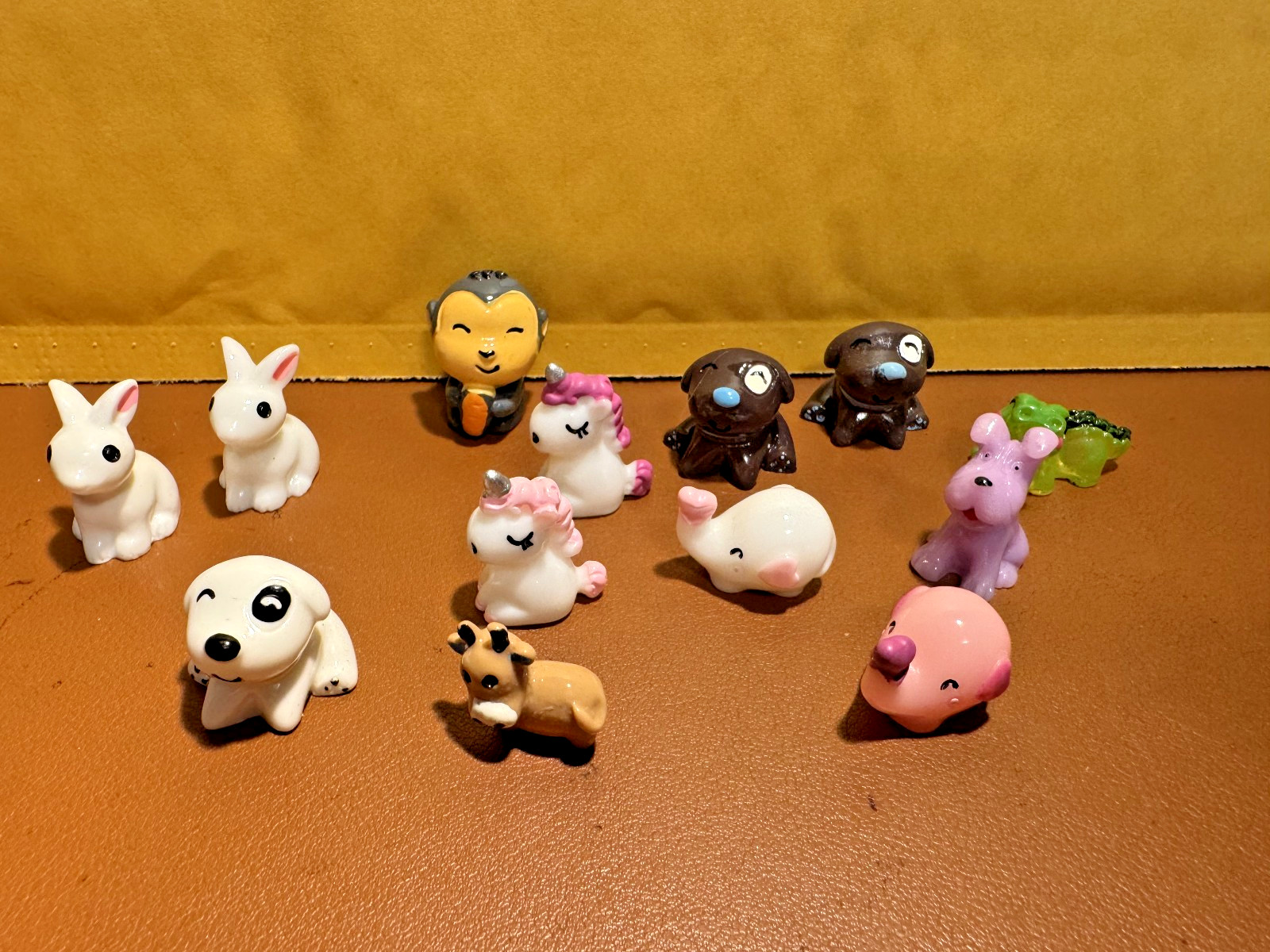 MINIATURE ANIMAL LOT – DOGS – RABBITS UNICORNS ELEPHANTS ALLIGATOR – FIGURINES
