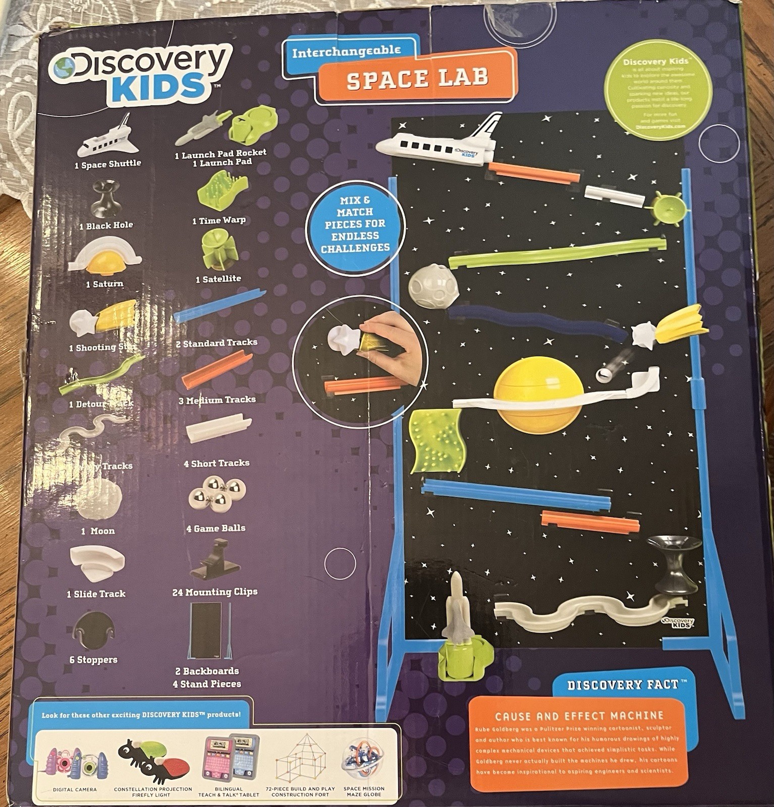 Discovery Kids Interchangeable Space Lab Launch System Toy Set 60pc Ages 8+