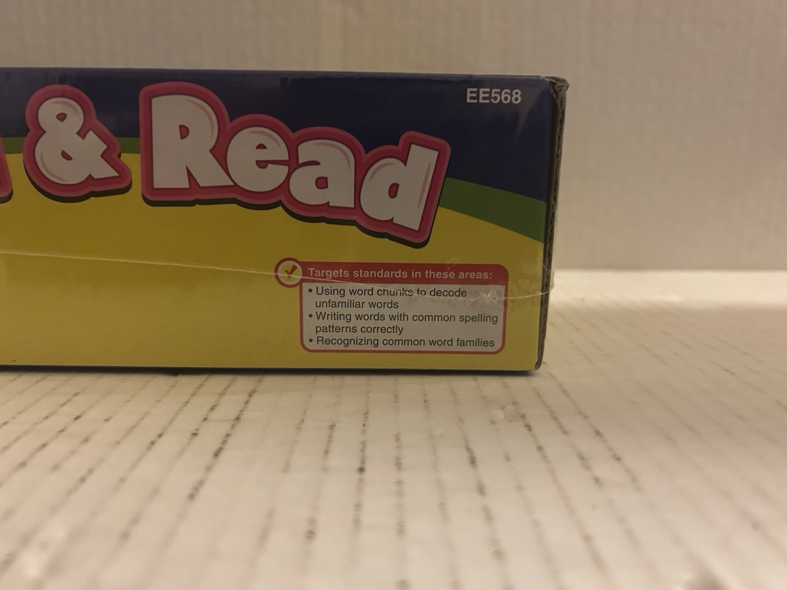 NEW Lakeshore Roll & Read Word Family Game (EE568) Ages 6 And Up, SEALED 1-4 Pla