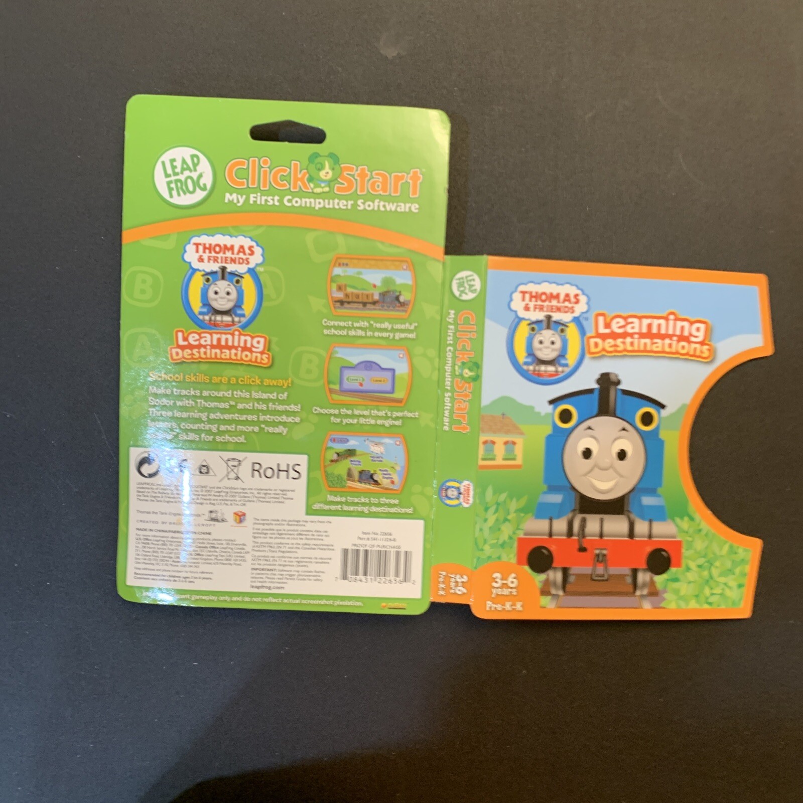 Leapfrog ClickStart Educational Cartridge Thomas & Friends Learning Destination