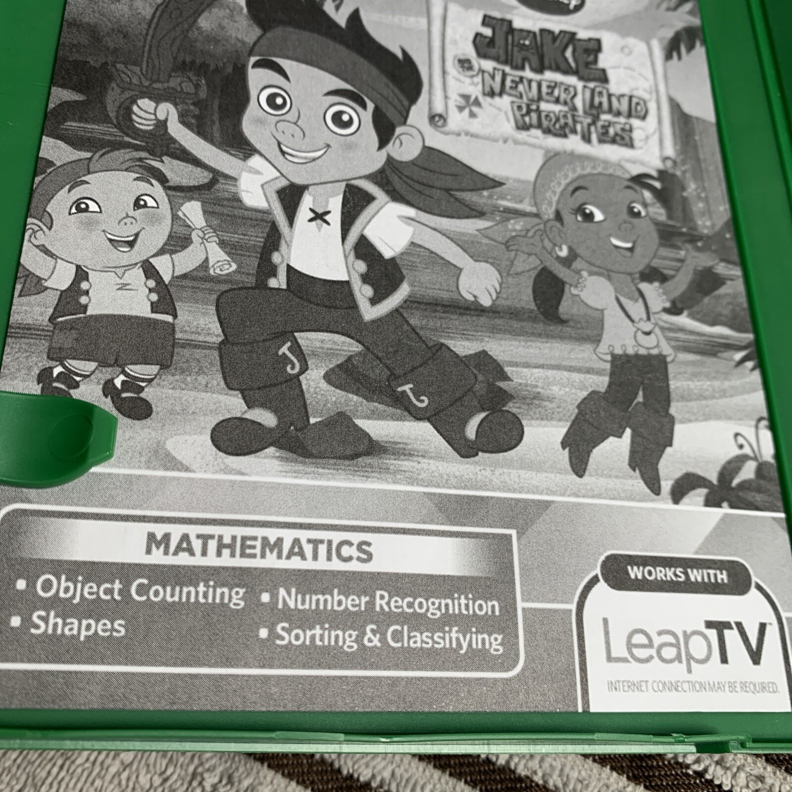LeapTV LeapFrog Disney Jake and the Never Land Pirates Math Learning Games