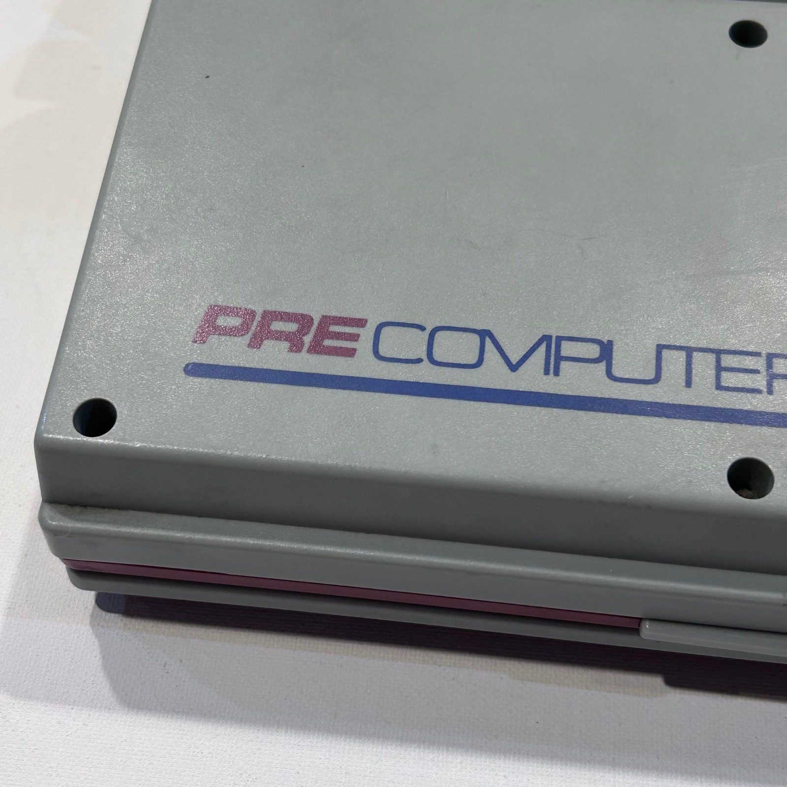 Vtg VTECH precomputer 1000 junior rare 1990 gray red works no discs pre computer