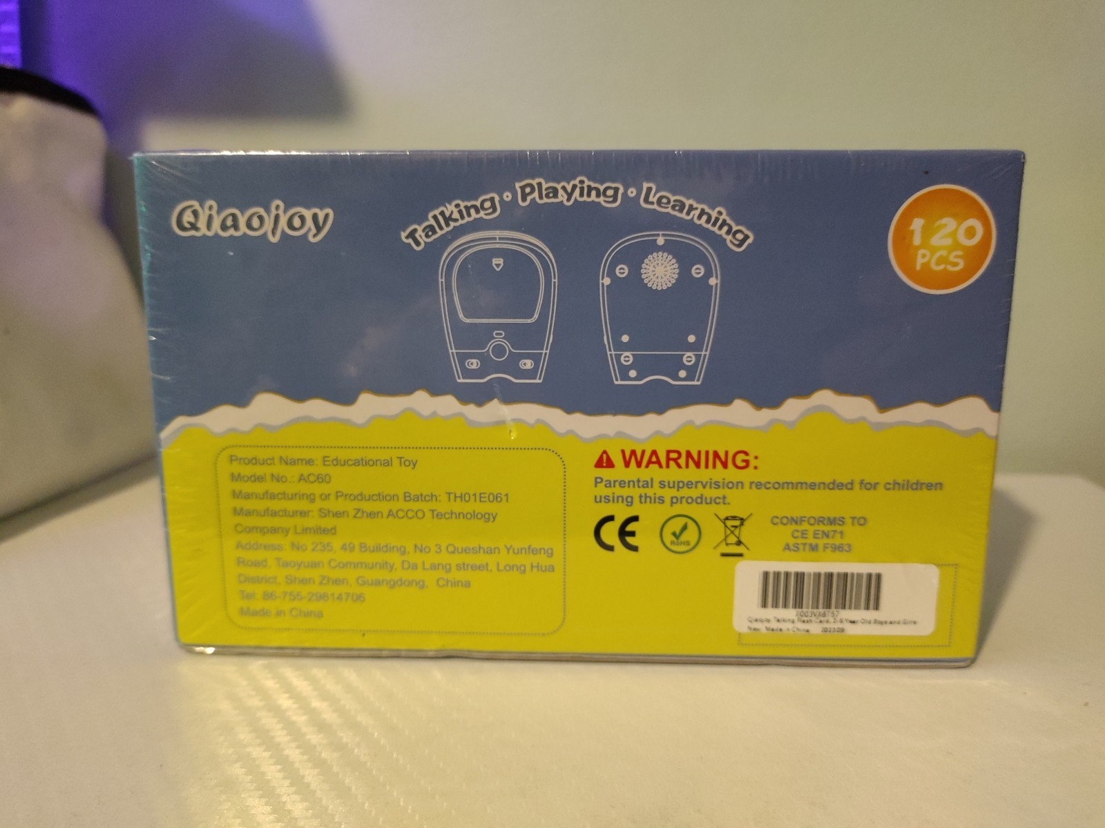 Bilingual Talking Flash Cards English Spanish Toddler Learning Toys Speech