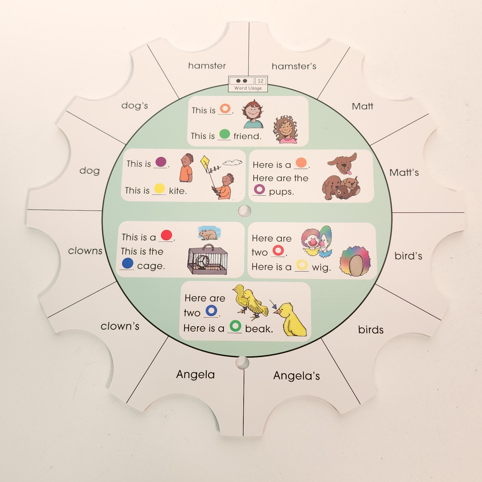 Learning Palette Base Vocab Capitalization Puctuation Reading Comp Fractions