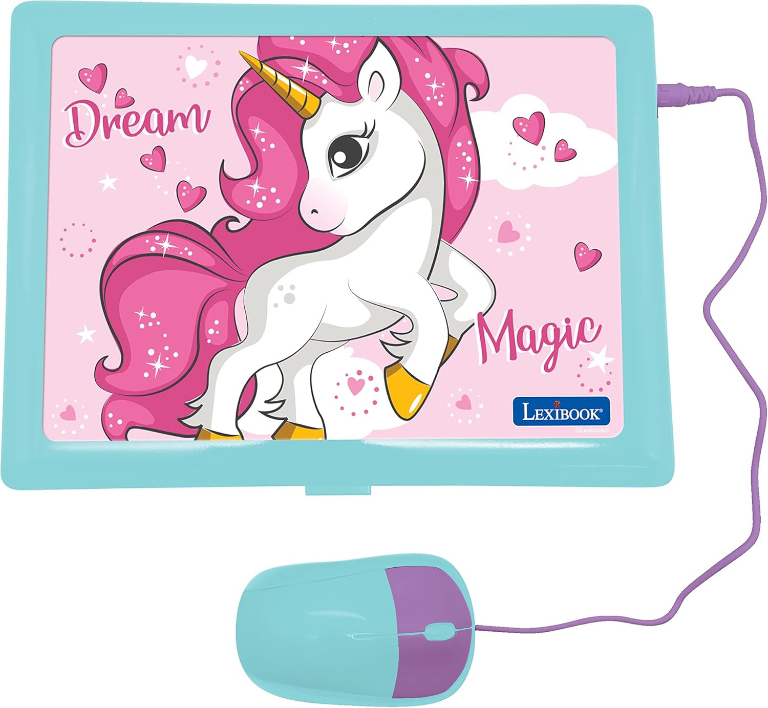 – Unicorn Educational and Bilingual Laptop Spanish/English – Toy for Children wi