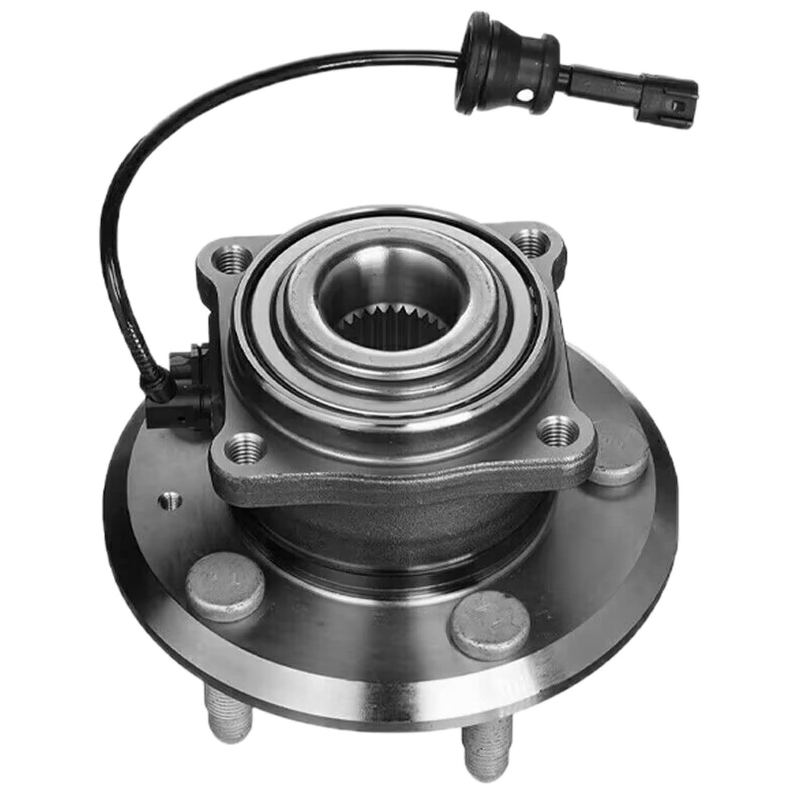 MotorbyMotor 512440 Rear Wheel Bearing and Hub Assembly with 5 Lugs 1pc