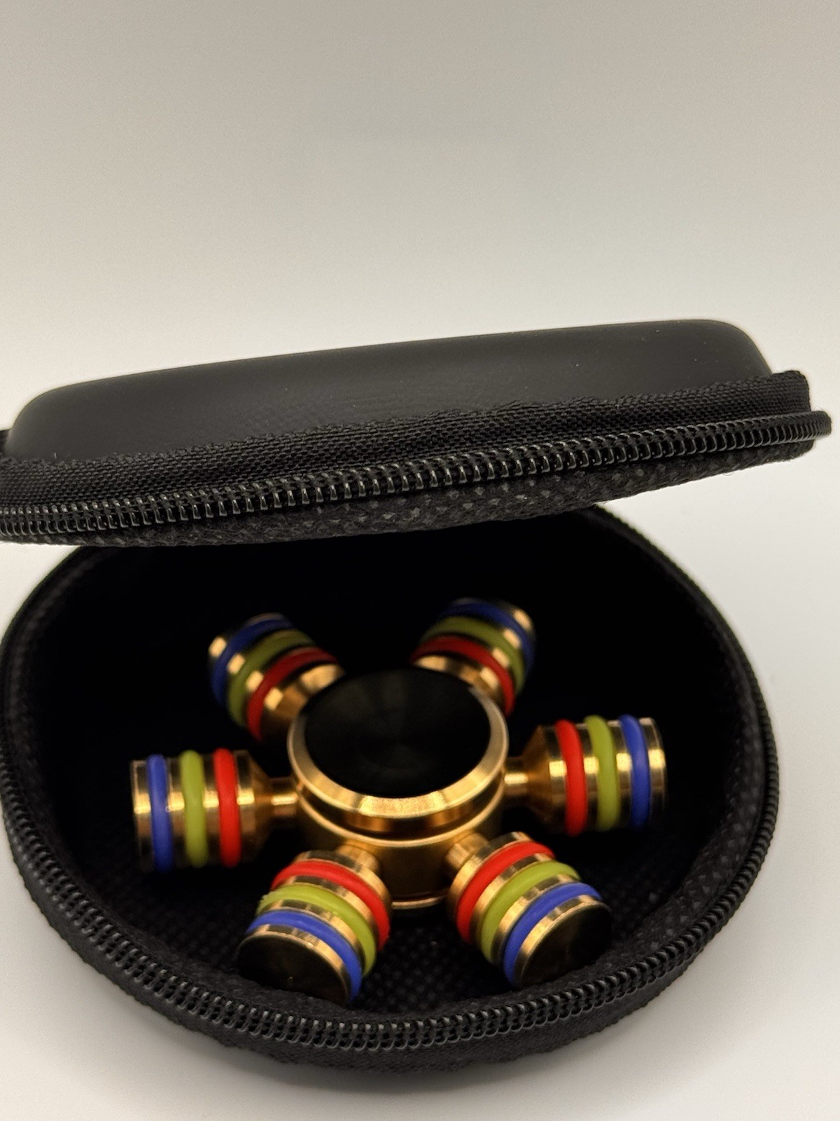 Metal Brass Fidget Spinner All Metal Toy Adults Kids Boys Girls