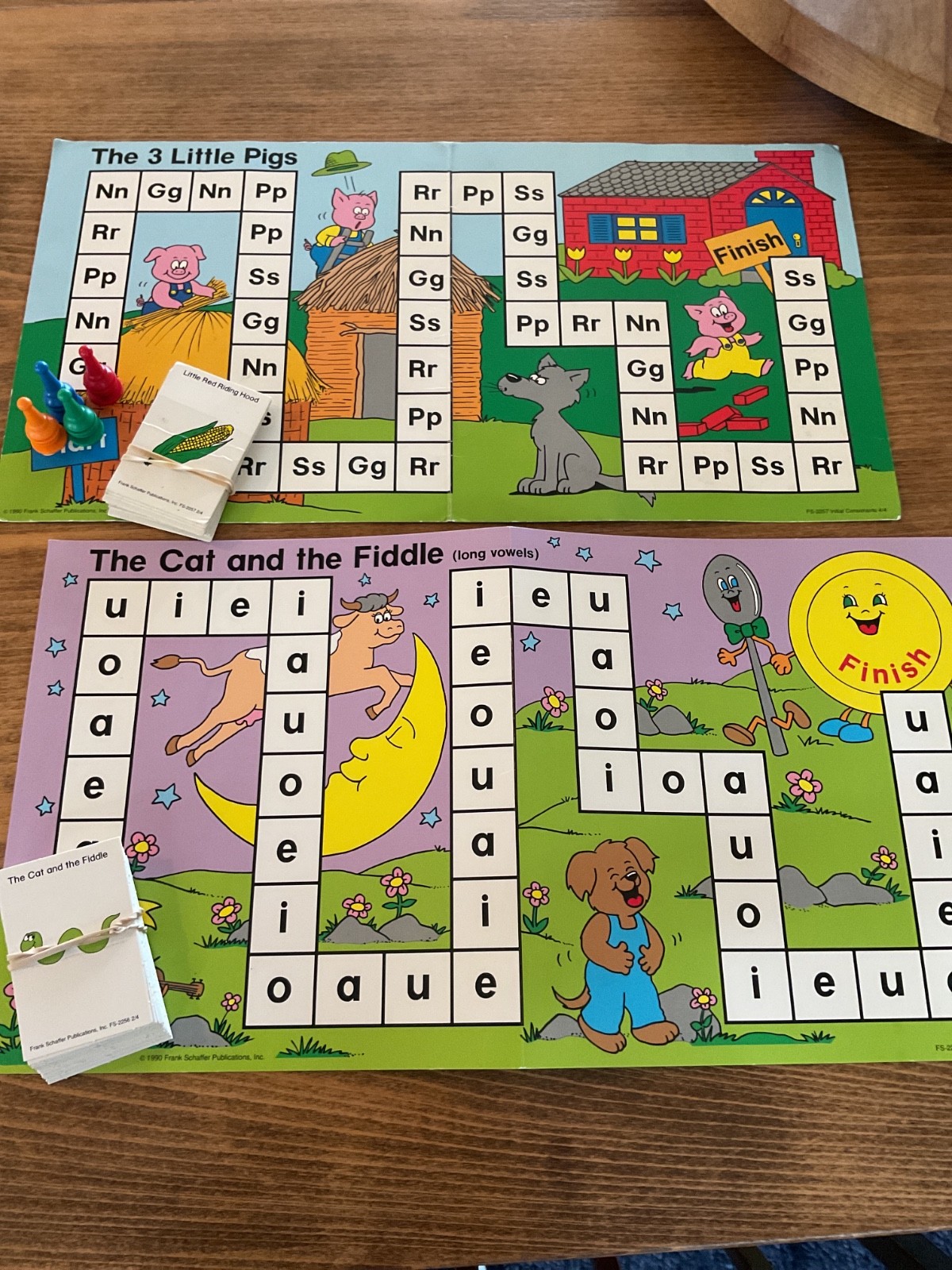 Frank Schaffer Folder Phonics/Phonemic Awareness Games Set of 5 EUC