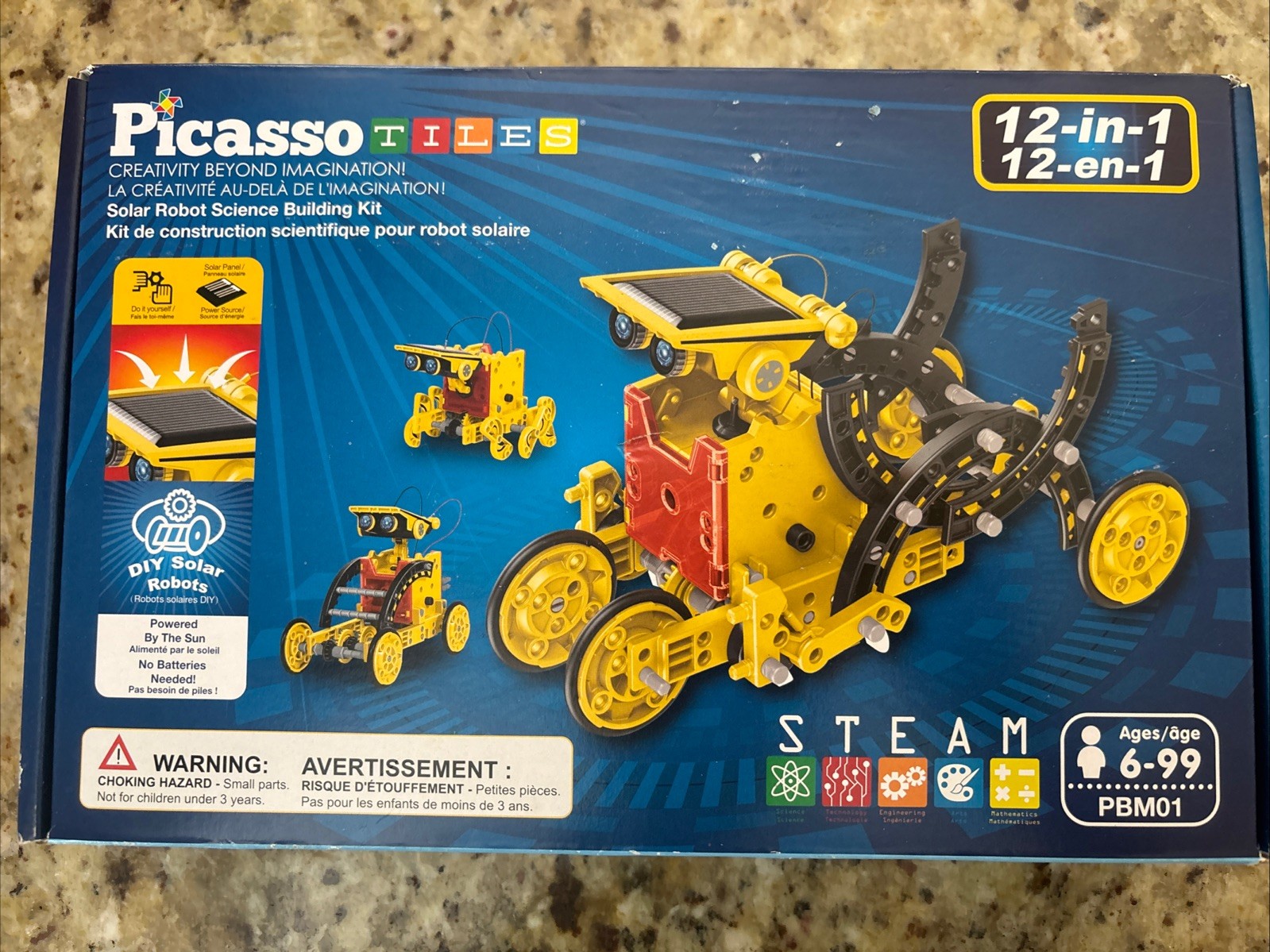 12 in 1 Solar Power Robot Educational STEM Kit for Kids Aged 8 and Up NEW