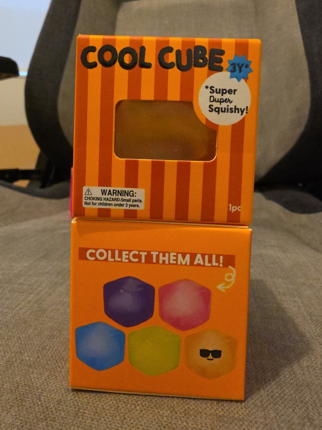 J’Adore Cool Cube Squishy TikTok Viral Stress Toy Super Soft Fidget Target ORANG