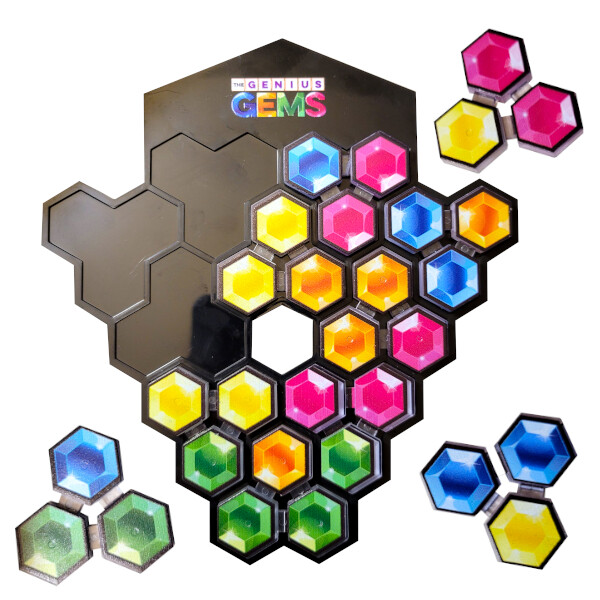 Genius Gems – STEM Puzzle Game! Genius Level 4 with 10794 Solutions
