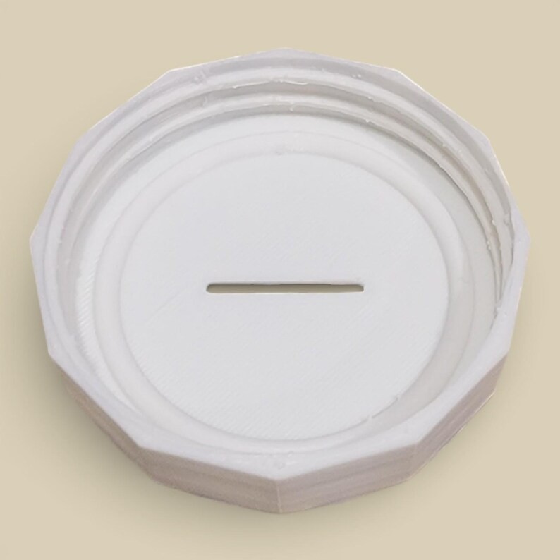 Coin Slot Lid for Mason Jars – Turn Any Jar into a Coin Bank – Regular & Wide