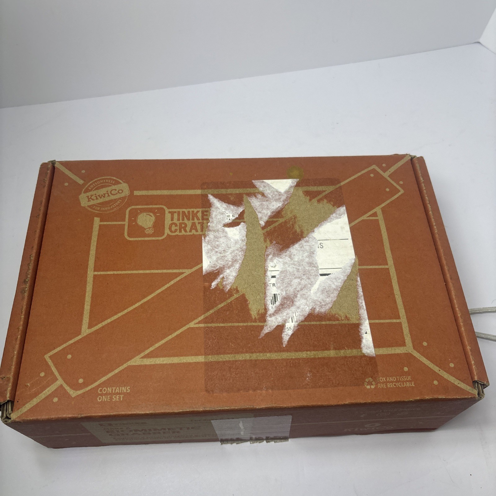 Kiwi Co Crate Tinker Biomimetic Grabber Ages 9-14 Stem Craft Complete In Box