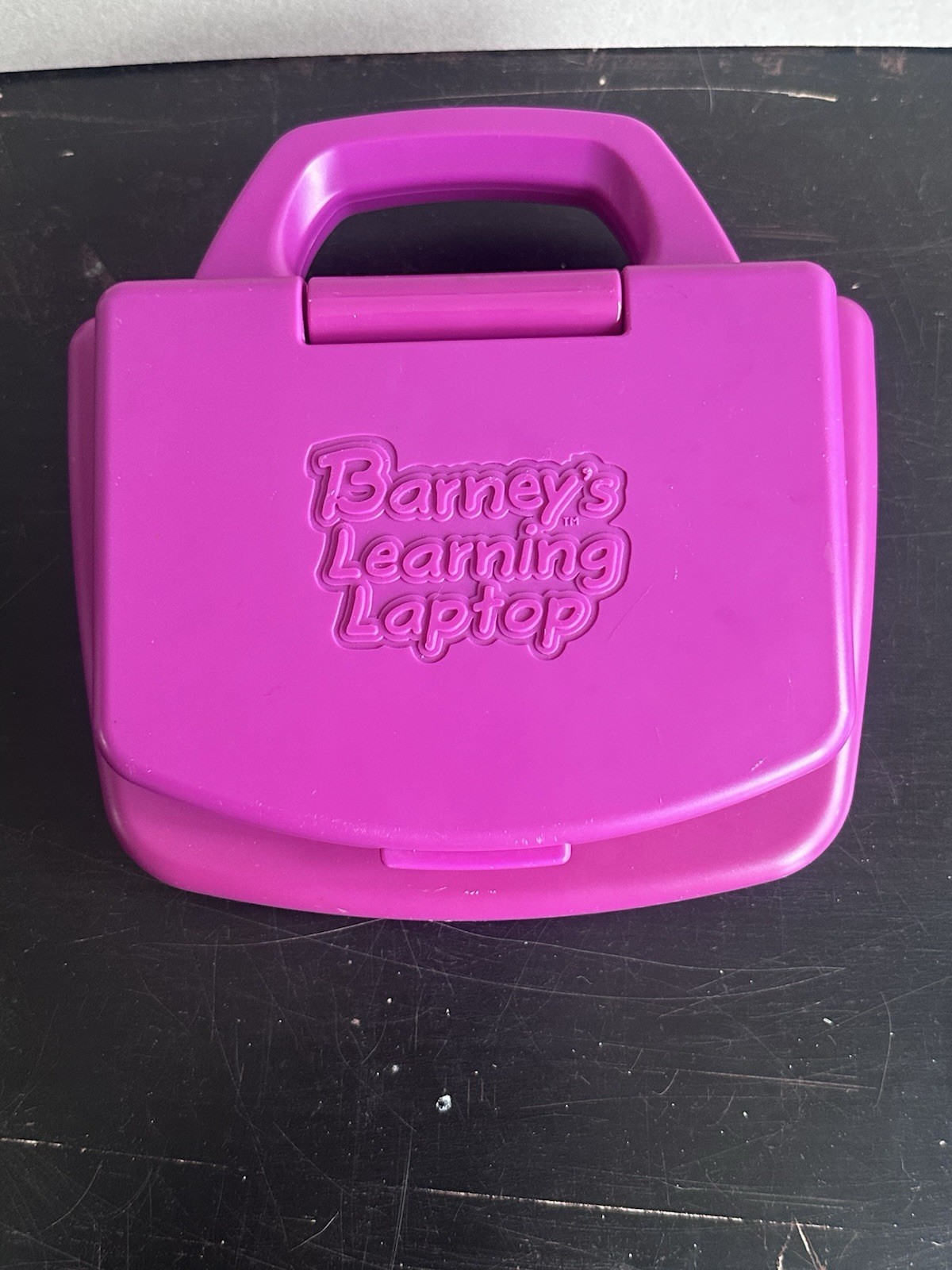 VTG Barney’s Learning Laptop 1999 Interactive Tiger Toy Educational Works