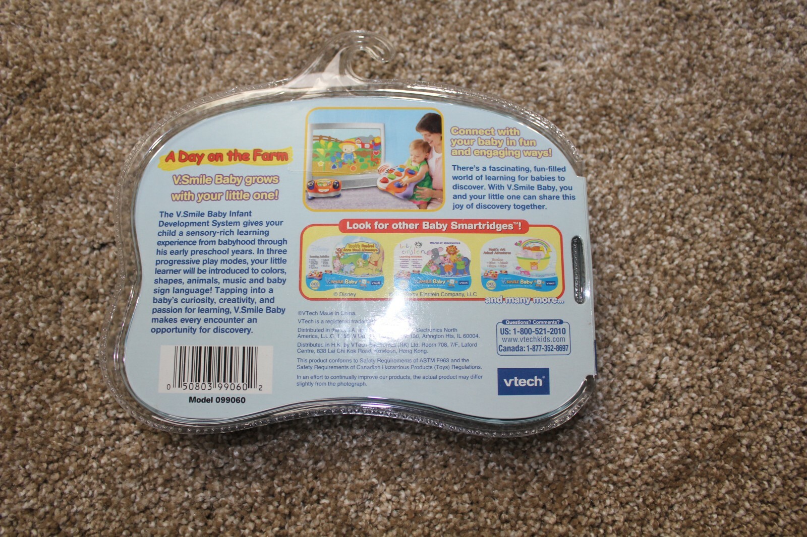 V. Smile Baby System Vtech A Day on the Farm Game Cartridge Infant Learning NEW