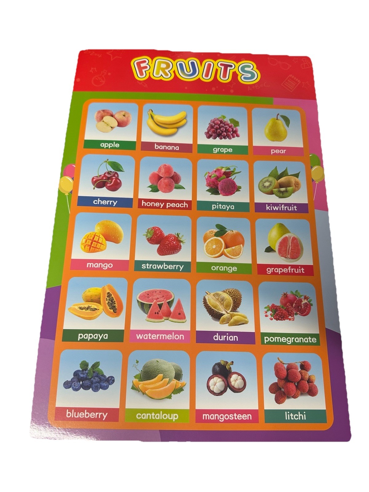 16PCS Educational Preschool Posters Toddlers Kids Perfect for Classroom Teach