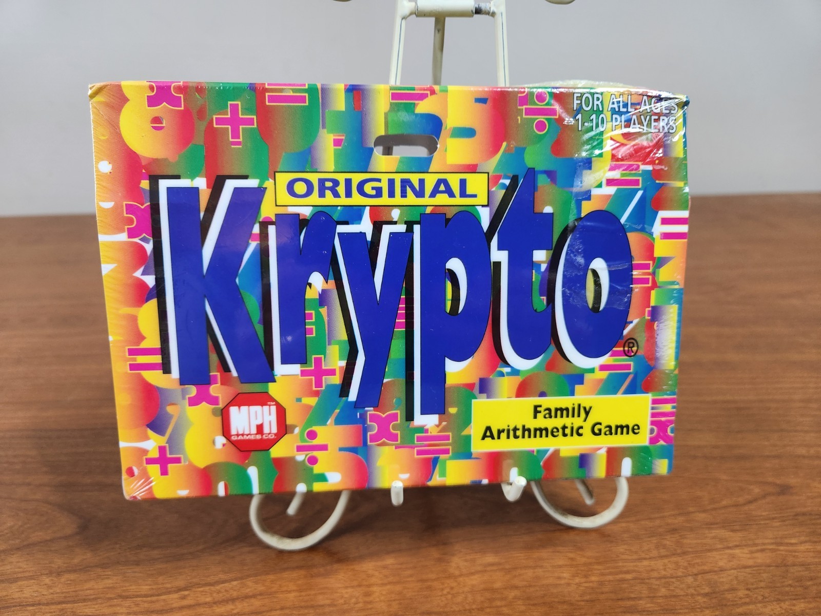 Vintage 1995 MPH Krypto Original Arithmetic Family Educational Card Game NIB
