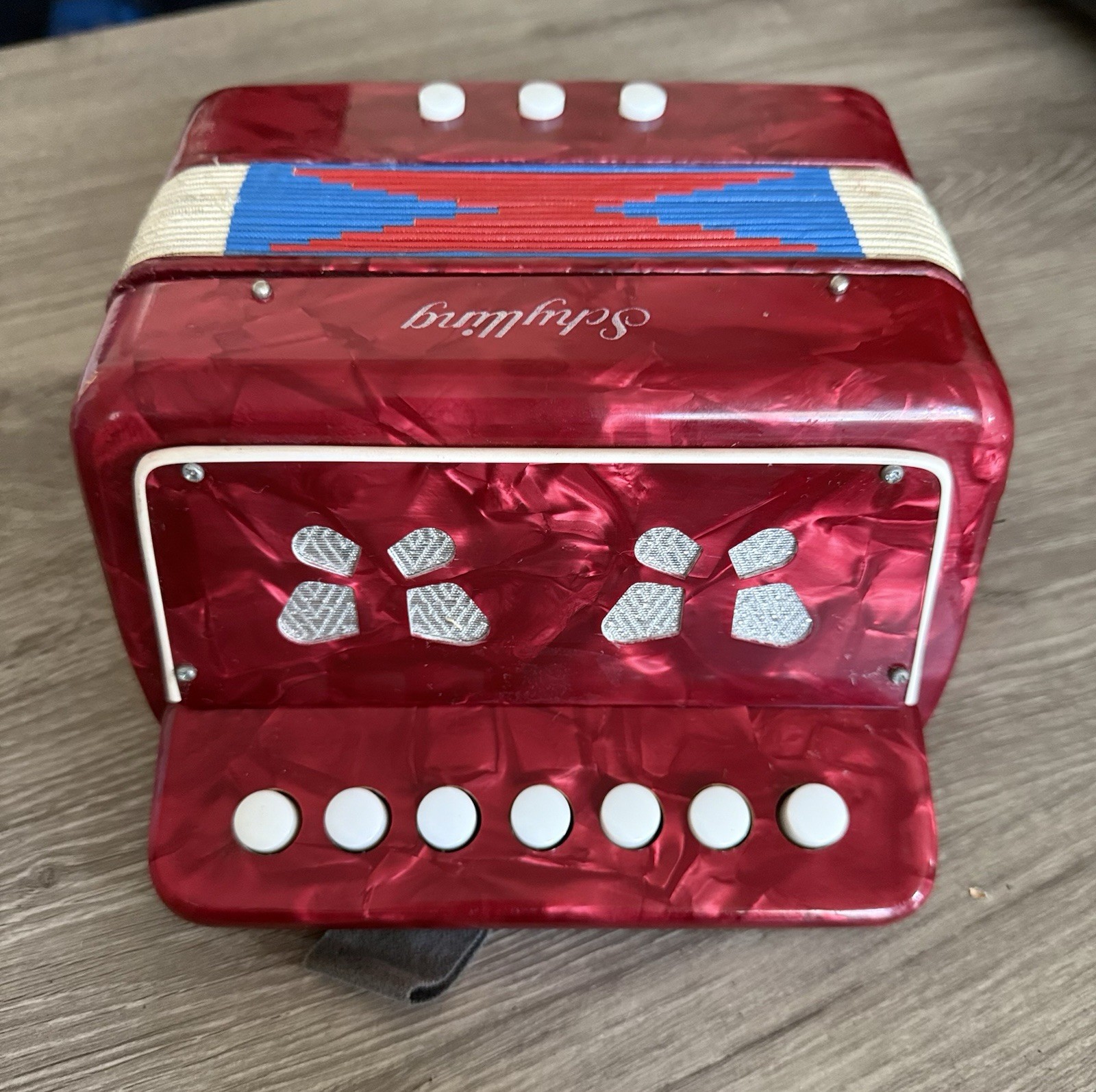 1995 ACCORDION CHILDRENS MUSICAL INSTRUMENT SCHYLLING FUN LEARNING MUSIC POLKA