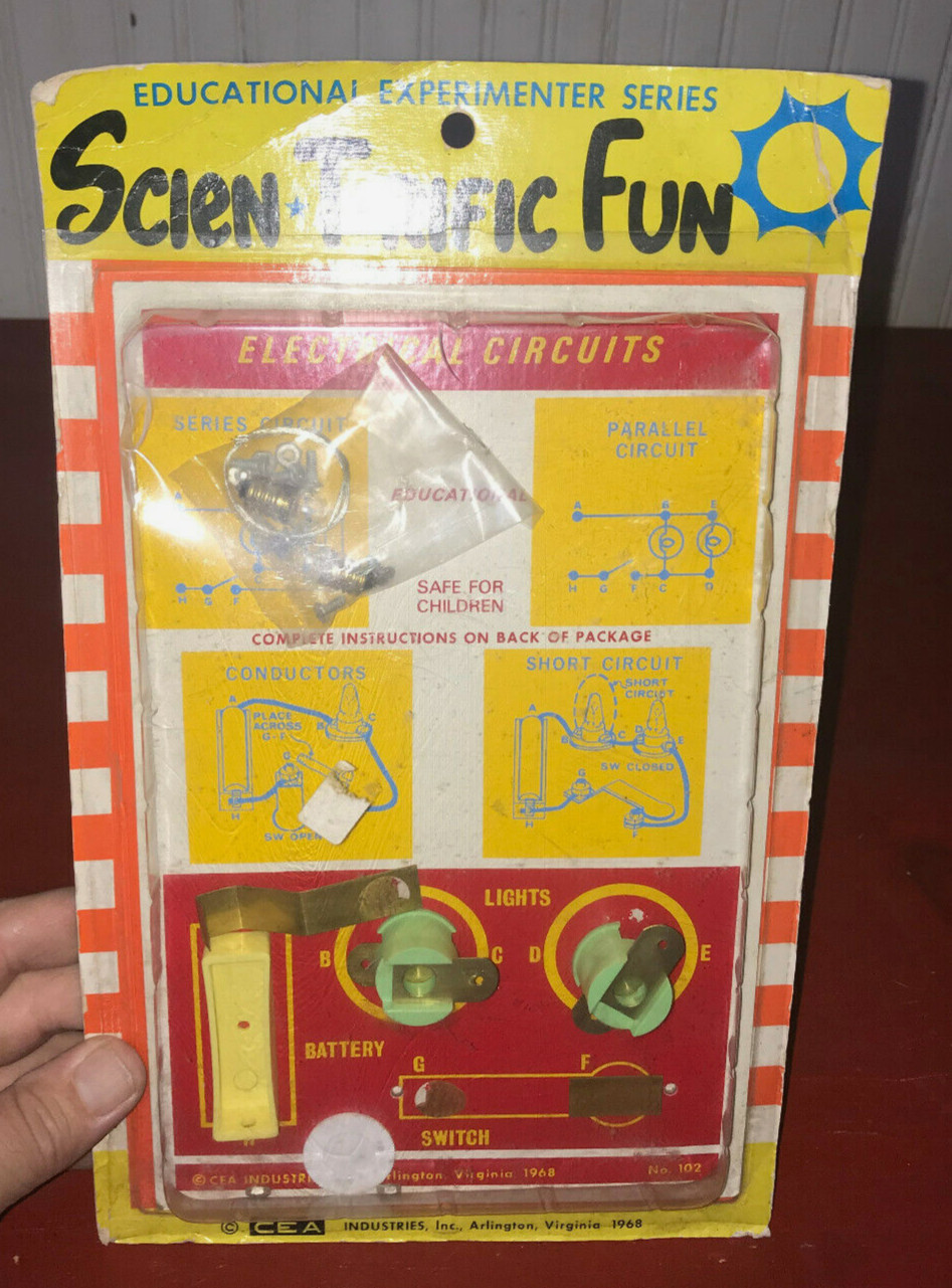 1968 Scien*T*rific Fun Educational Experimenter Electrical Circuit Set