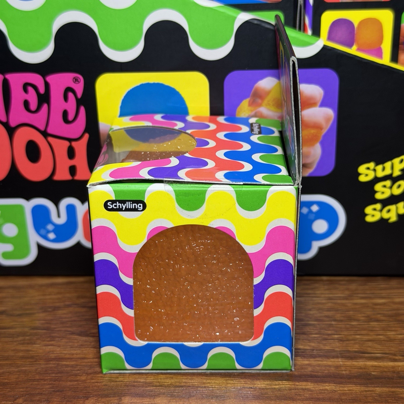 Needoh Gum Drop ORANGE Squishy Fidget Ball Viral Tiktok Trend Gumdrop NEE DOH