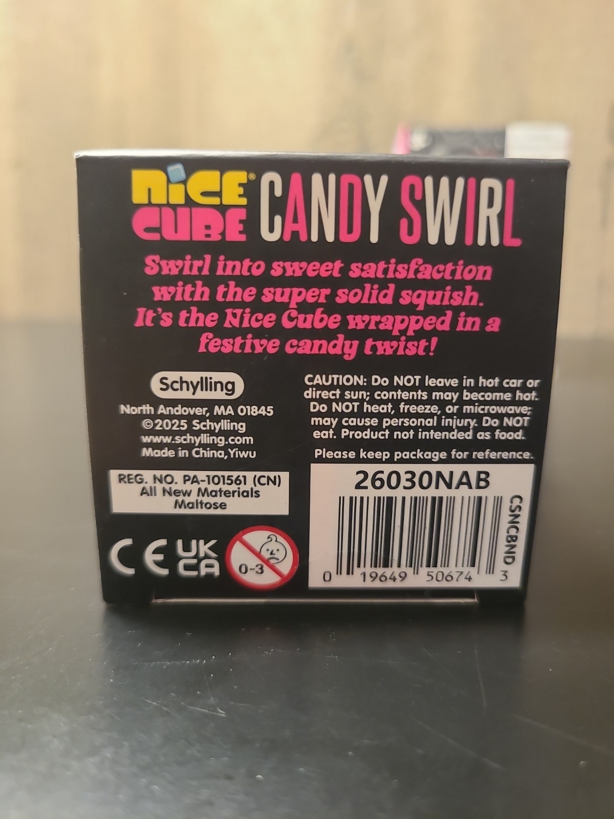 Authentic Needoh Candy Swirl Nice Cube UNRELEASED PINK Christmas 2026 RARE