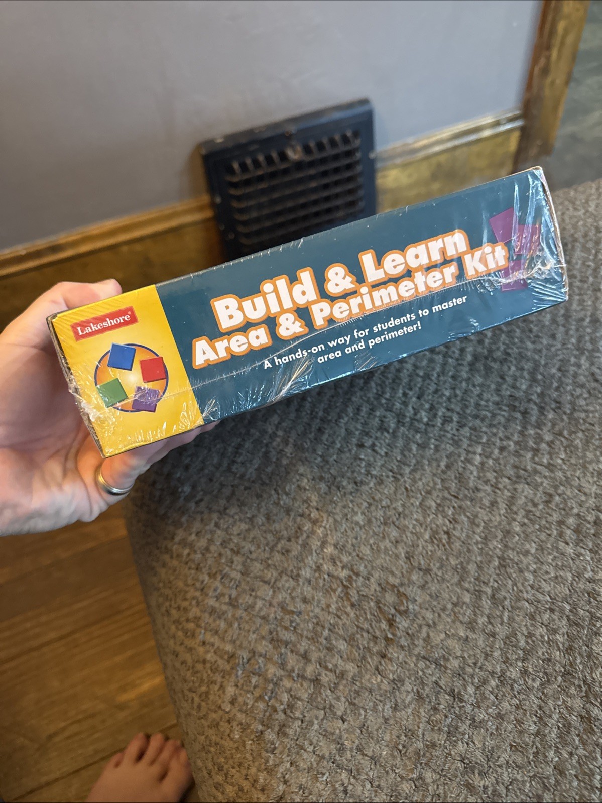 Build And Learn Area And Perimeter Kit Math & Geometry Lakeshore Grades 3-4 NEW
