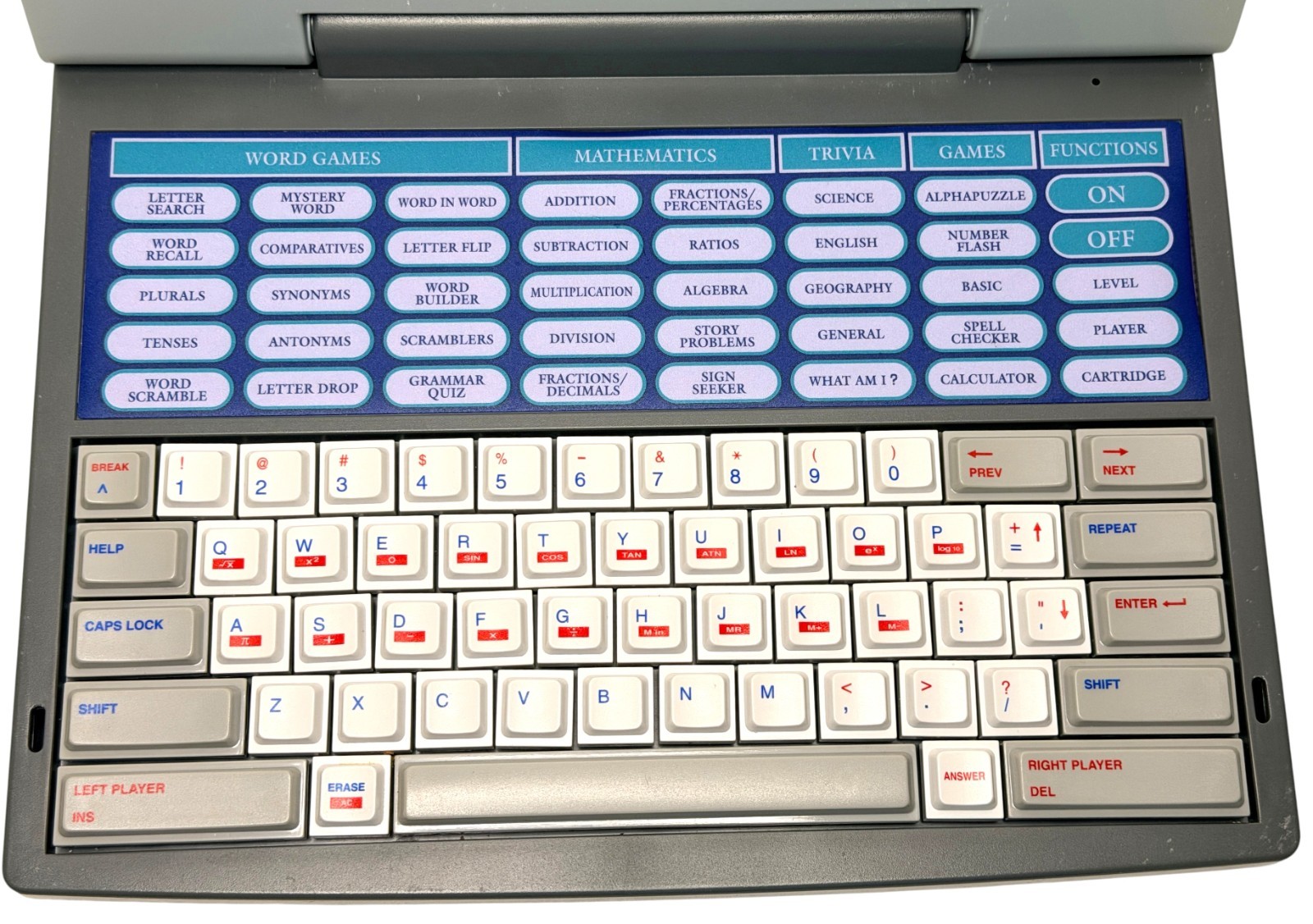 VTech Pre Computer Power Pad Vtg 1994 Tested Working w/ Manual & Power Cord
