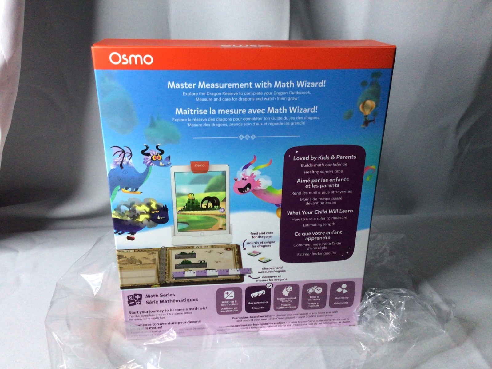 Osmo Math Wizard and the Secrets of the Dragons Grade 1 & 2 for iPad New Sealed