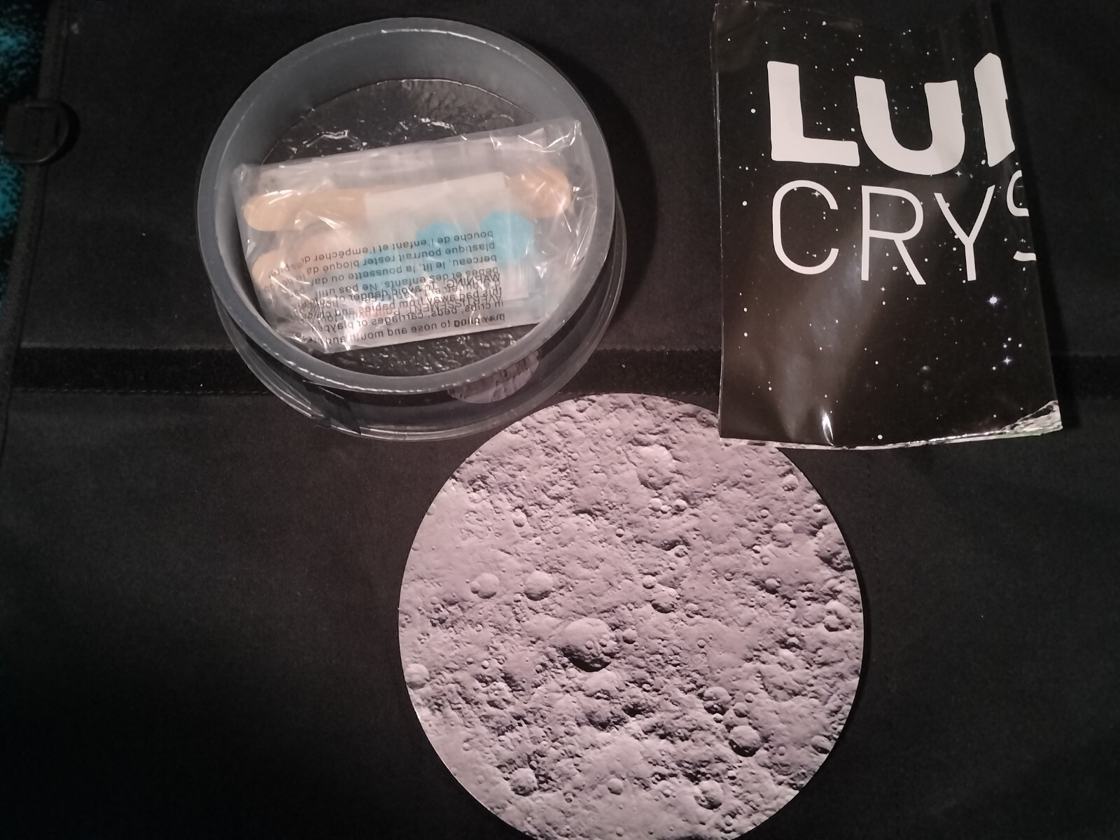 3-D Lunar Crystal Terrarium W/Moon Landscape Base*Planetary Poster* Kid To Adult
