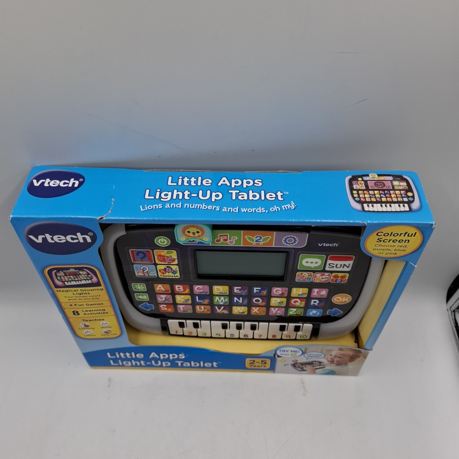 VTech Little Apps Light-Up Tablet Kids Learning Toy Ages 2-5 New