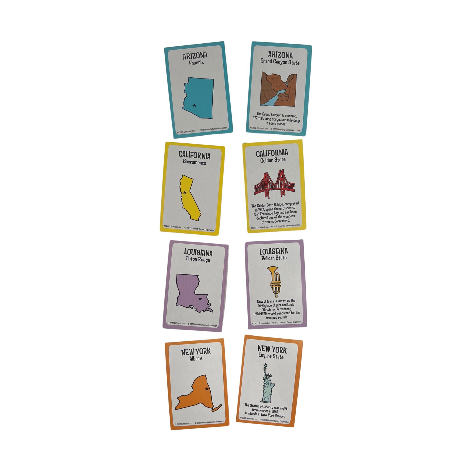 New – University Games Scholastic – The USA Game in a Tin – Ages 6+