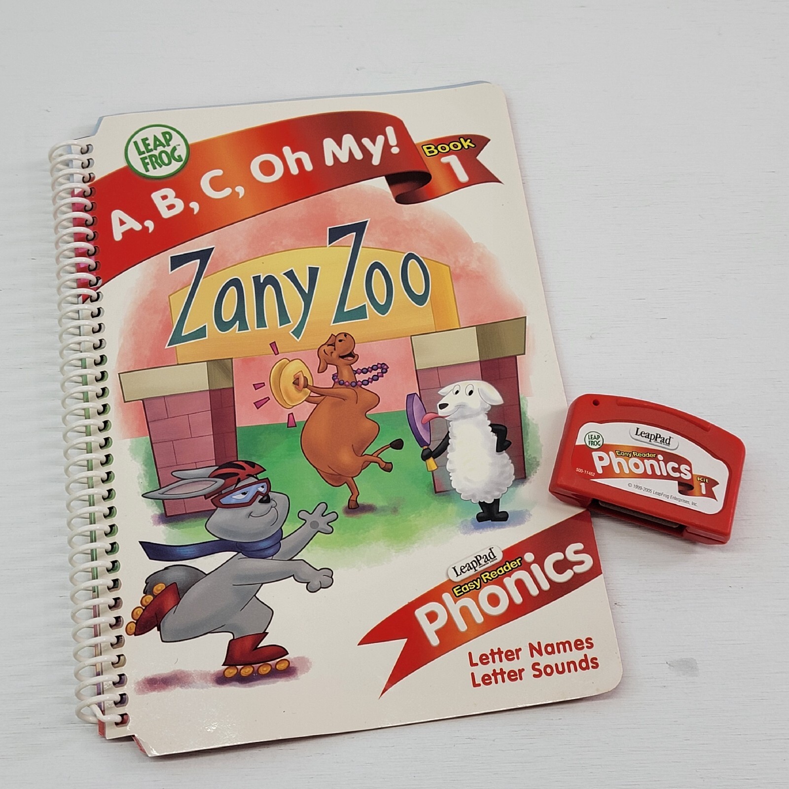 Leap Pad Leap Frong Easy Reader Phonics Letter Sound Letter Names Book 1 & Kit 1