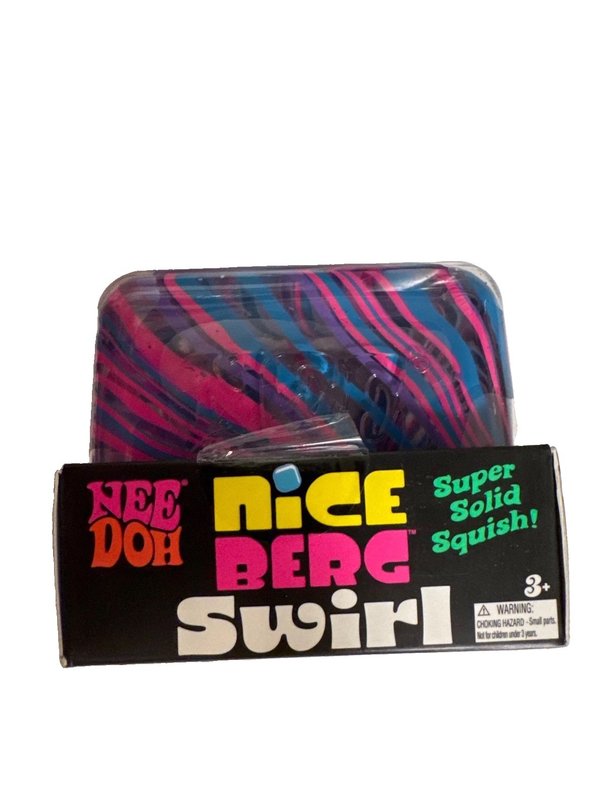 NeeDoh Nice Berg Swirl – BLUE PINK PURPLE SWIRL – NEW – AUTHENTIC