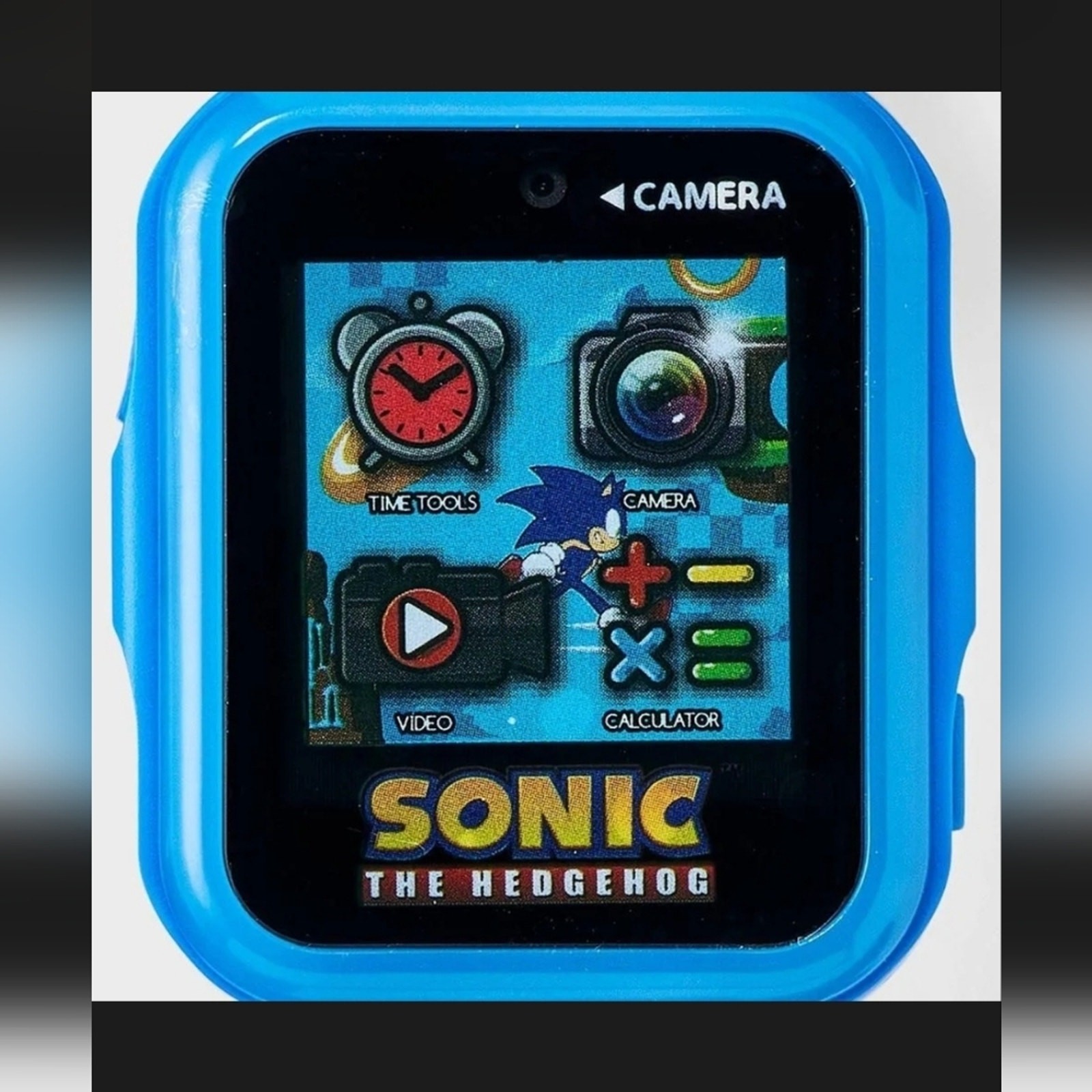 Sonic The Hedgehog Kids Interactive Smartwatch Touchscreen Camera Games Blue New