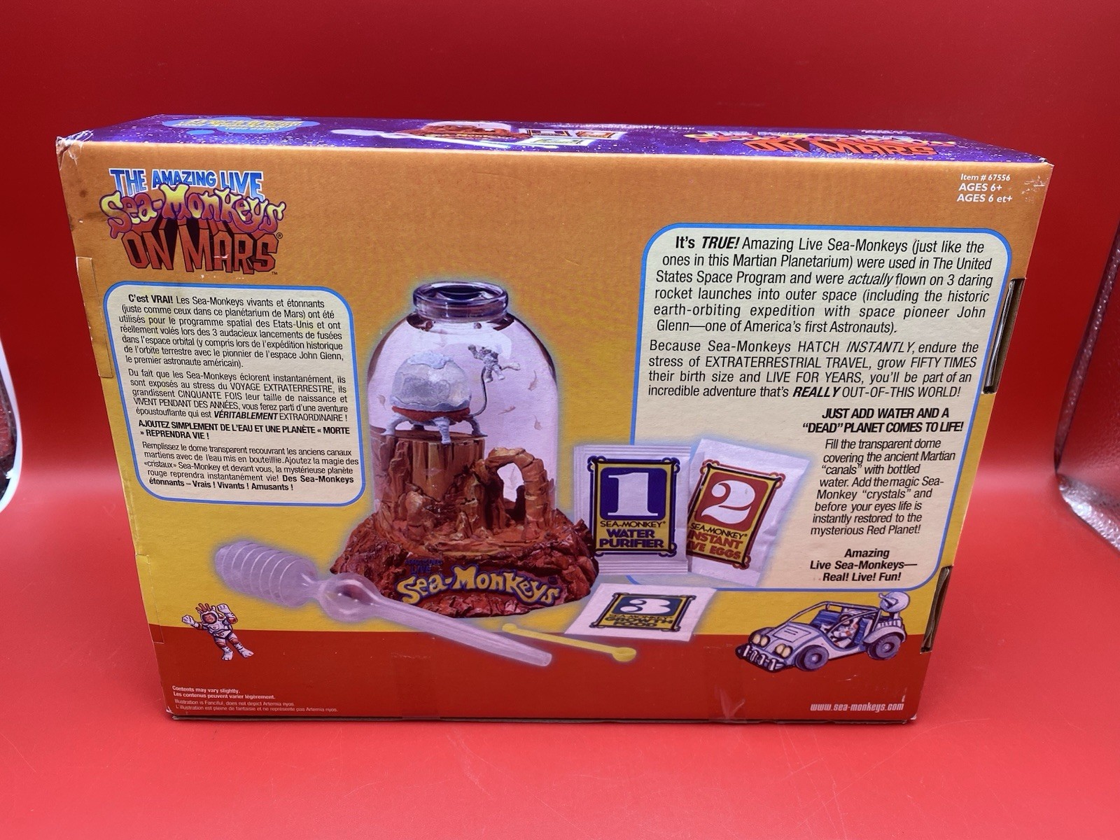 Big Time Toys The Amazing Live Sea Monkeys On Mars #67556 NEW 2011